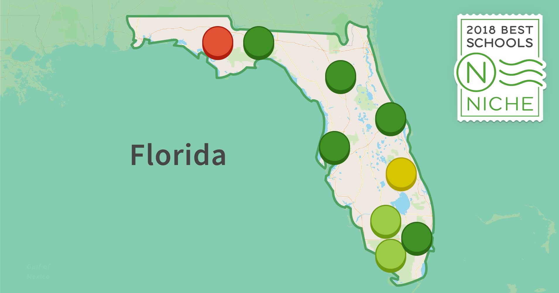 Florida School Ratings Map 2018