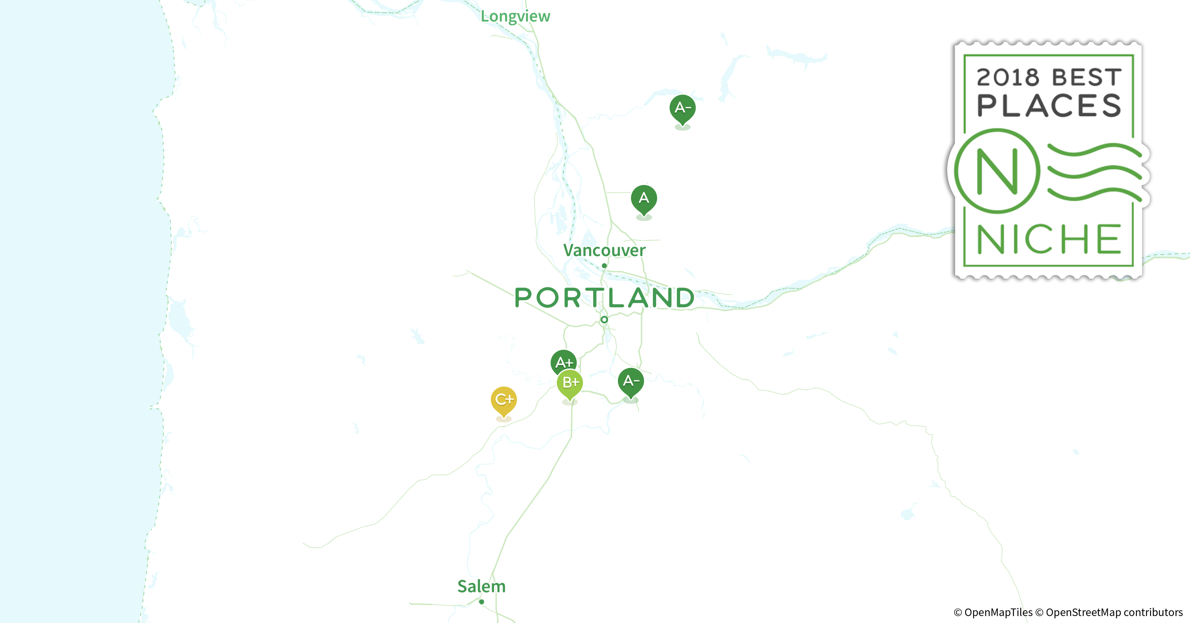 2018 Best ZIP Codes for Families Near Portland Area Niche