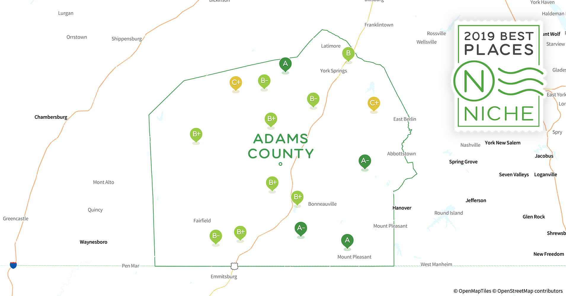 2019 Best Places to Live in Adams County, PA Niche