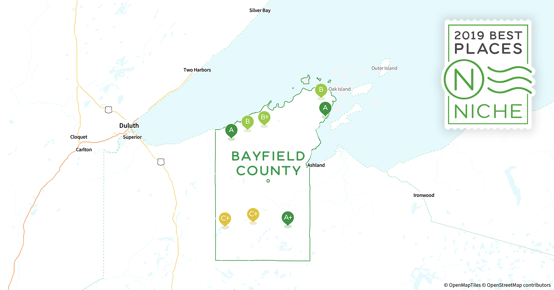 2019 Best Places to Live in Bayfield County, WI Niche