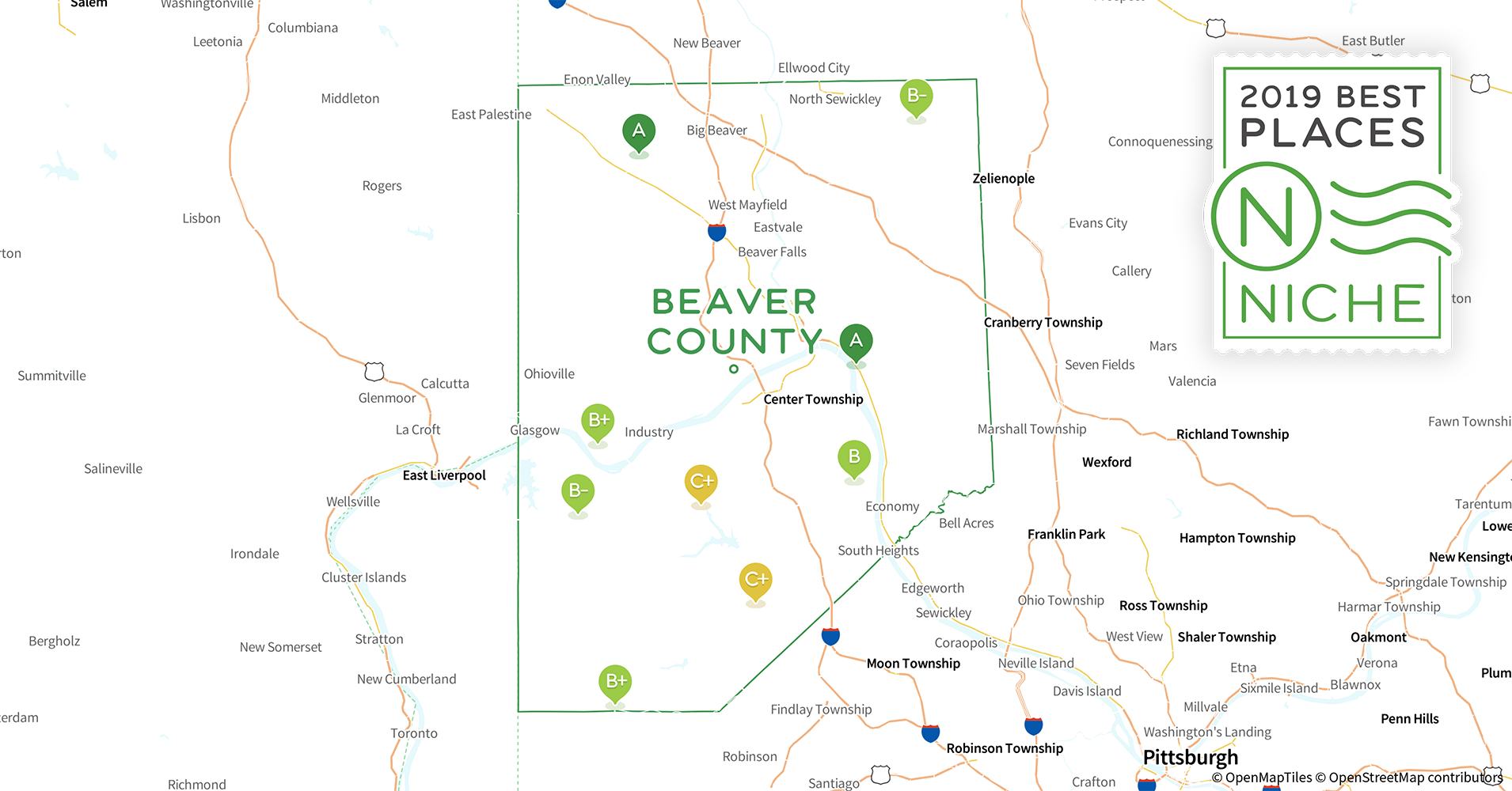 2019 Best Places To Live In Beaver County PA Niche
