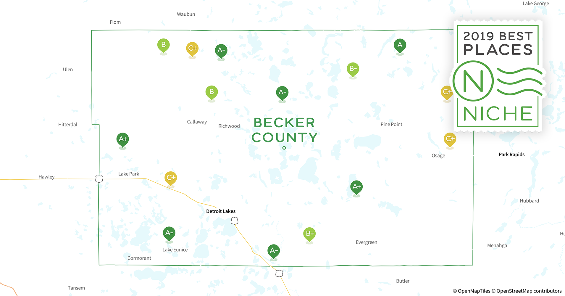 2019 Best Places to Live in Becker County, MN Niche