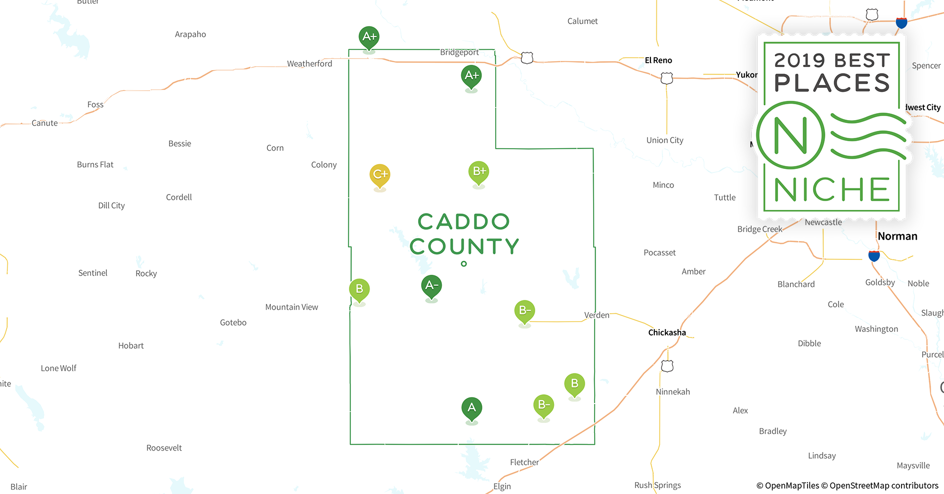 2019 Best Places to Live in Caddo County, OK Niche