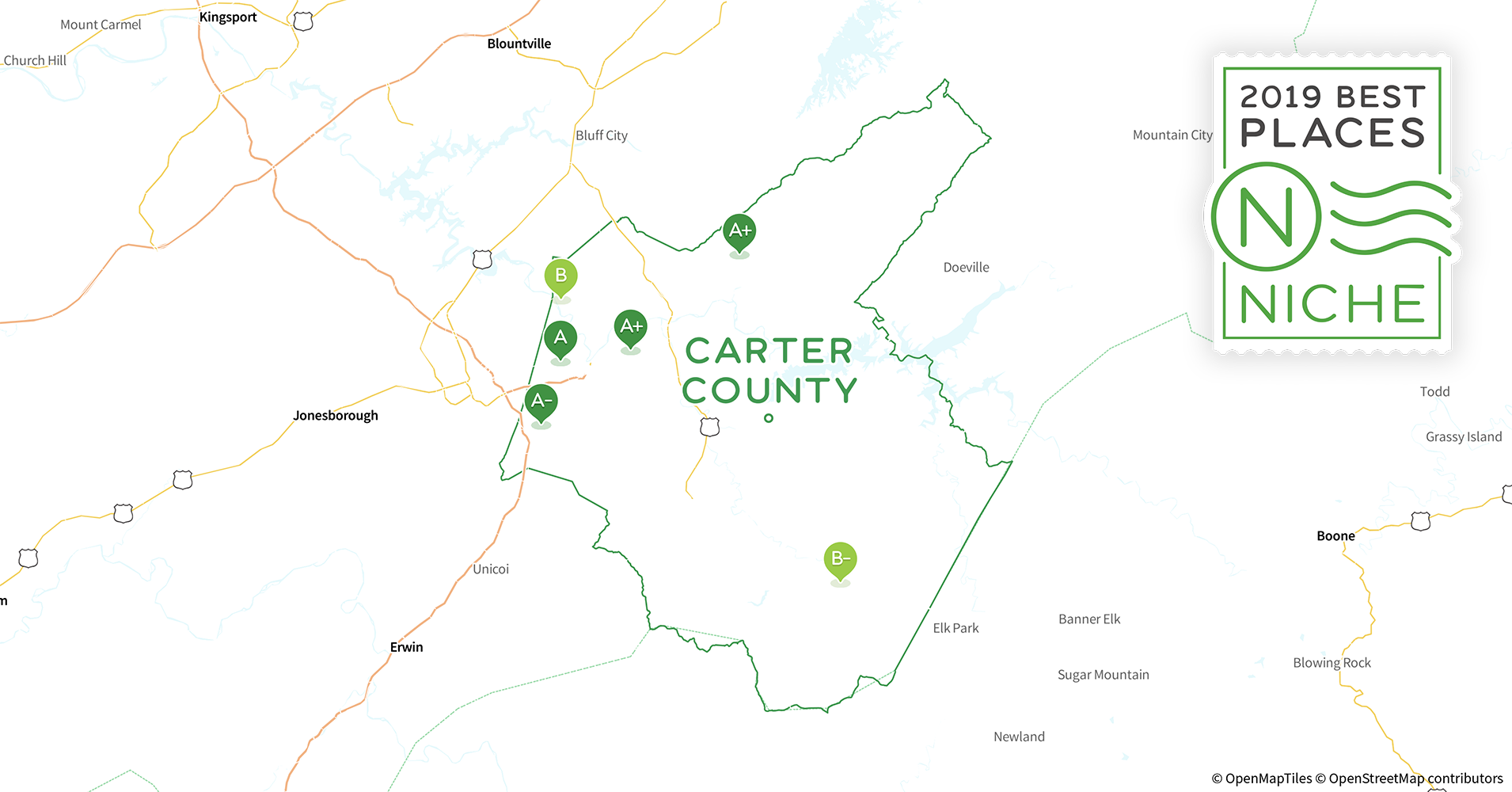 2019 Best Places to Buy a House in Carter County, TN Niche