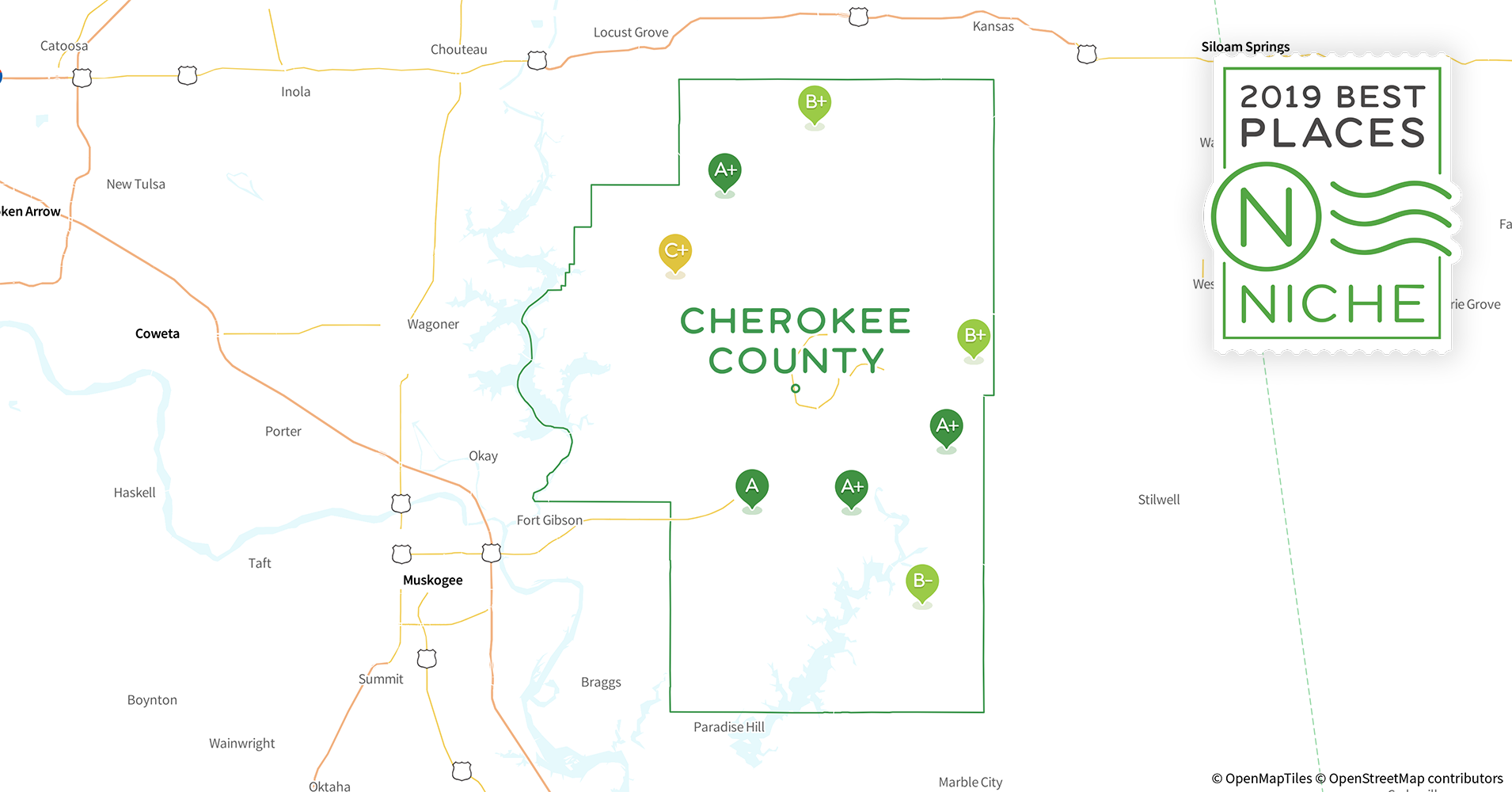 2019 Best Places to Retire in Cherokee County, OK Niche