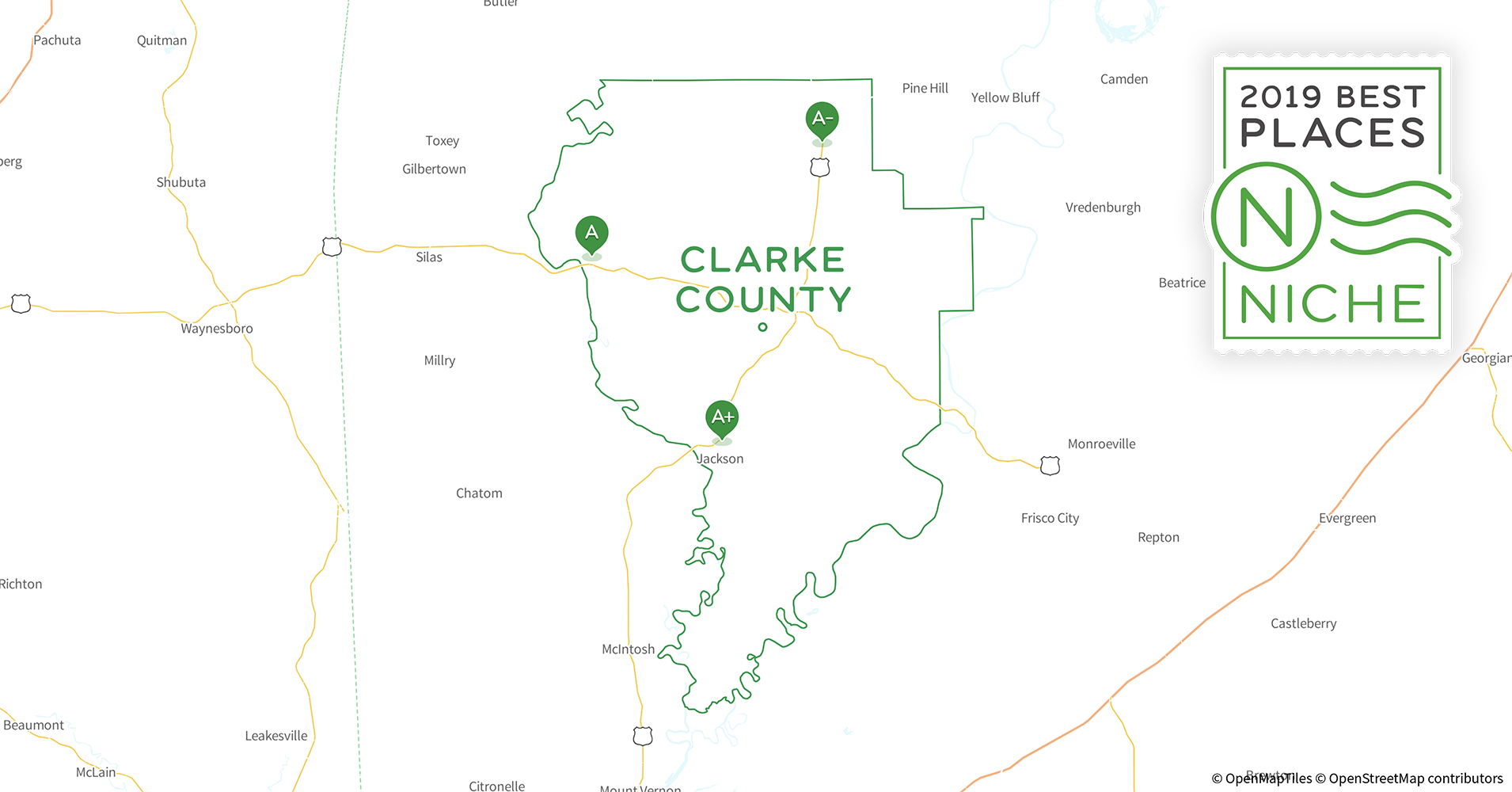 2019 Best Places to Live in Clarke County, AL Niche