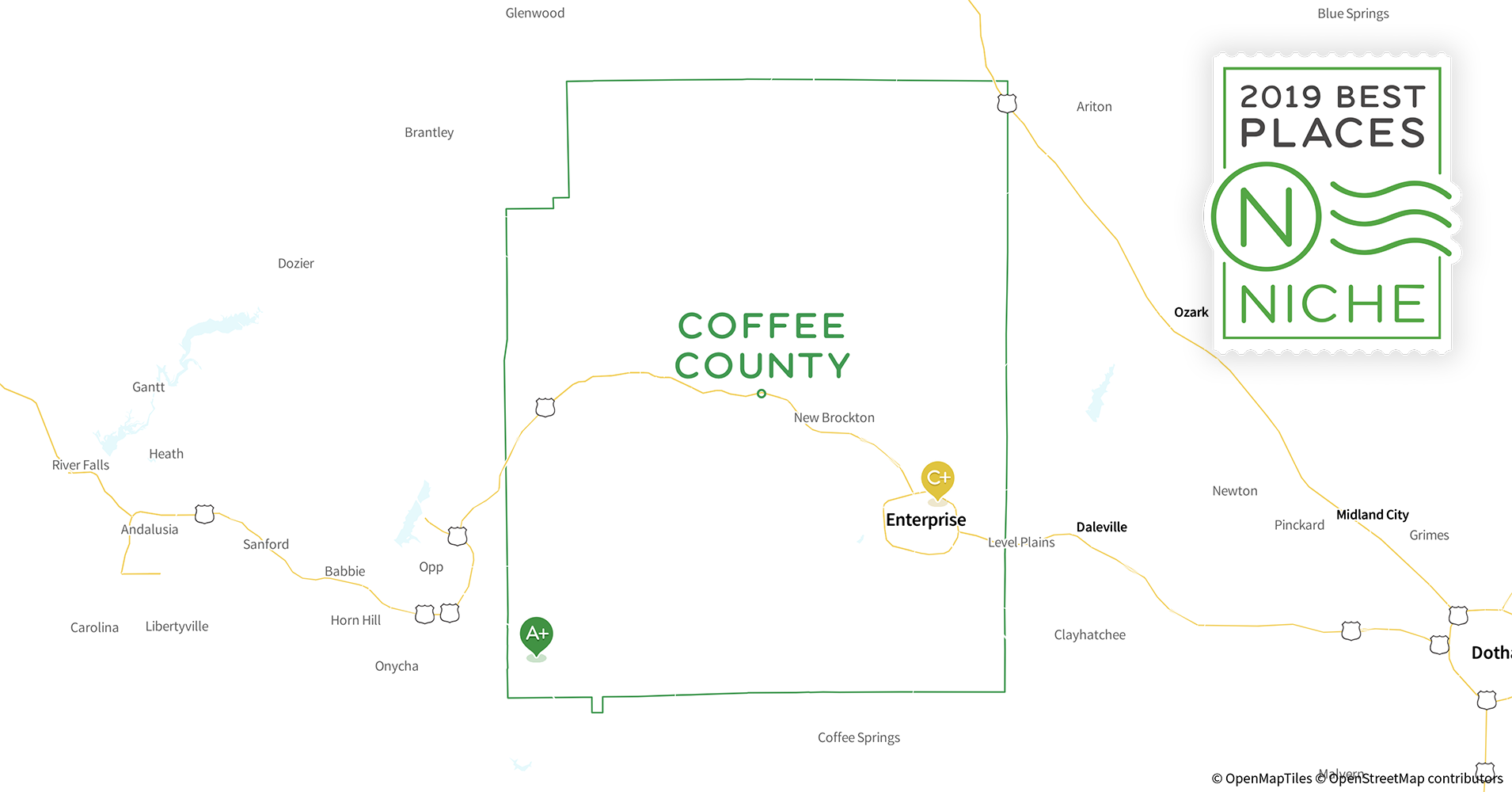2019 Best Places to Live in Coffee County, AL Niche