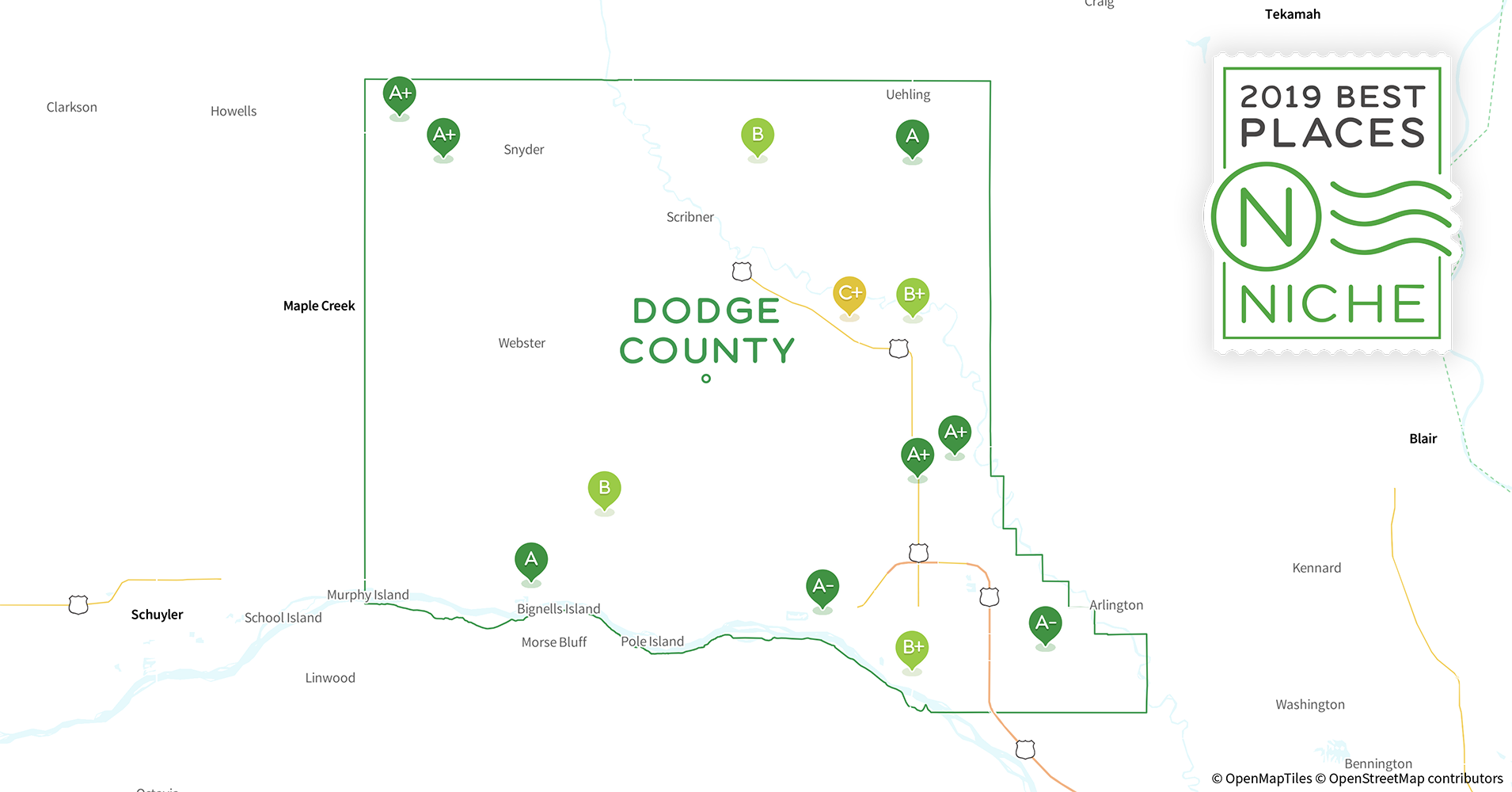 2019 Best Places to Live in Dodge County, NE Niche