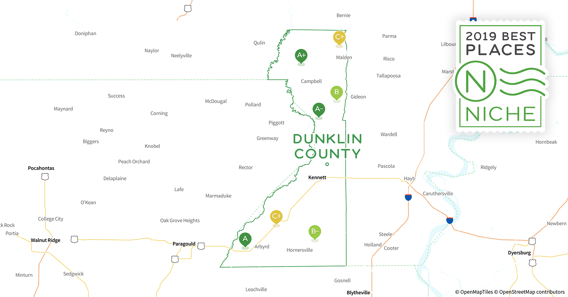 Compare Cost of Living in Dunklin County, MO - Niche