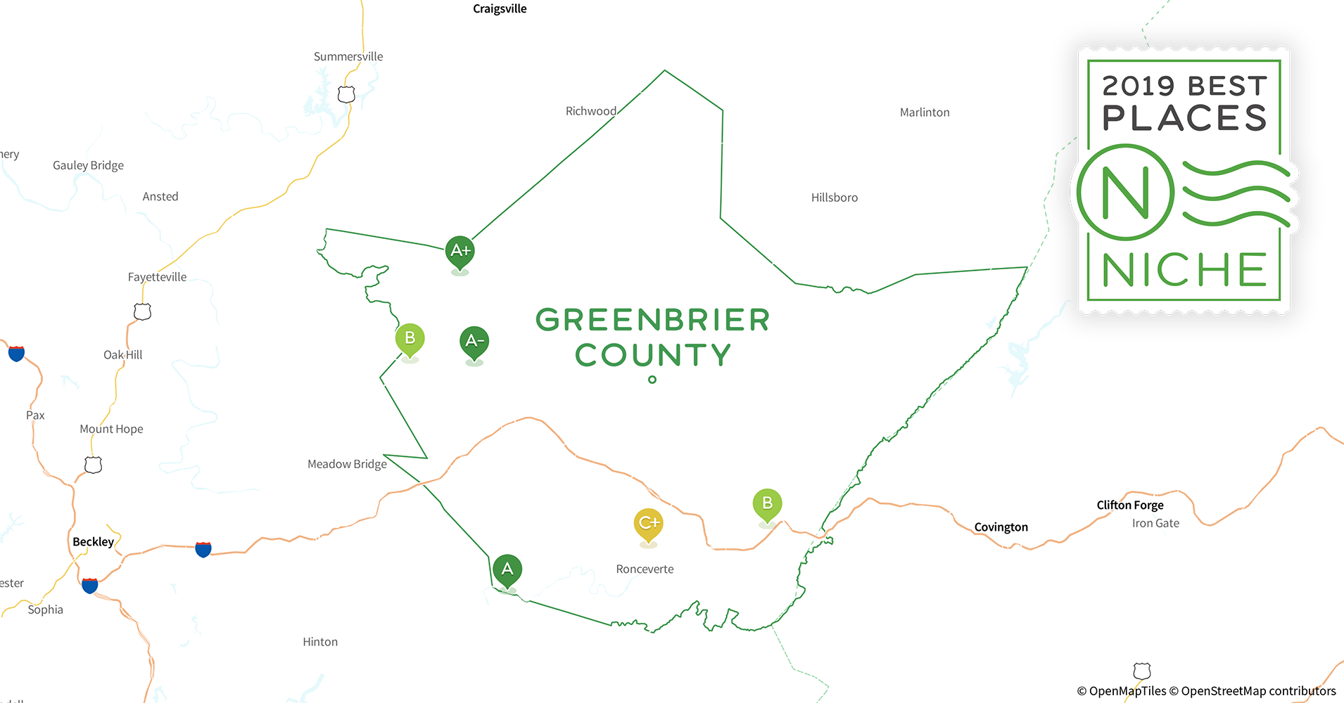 2019 Safe Places to Live in Greenbrier County, WV Niche