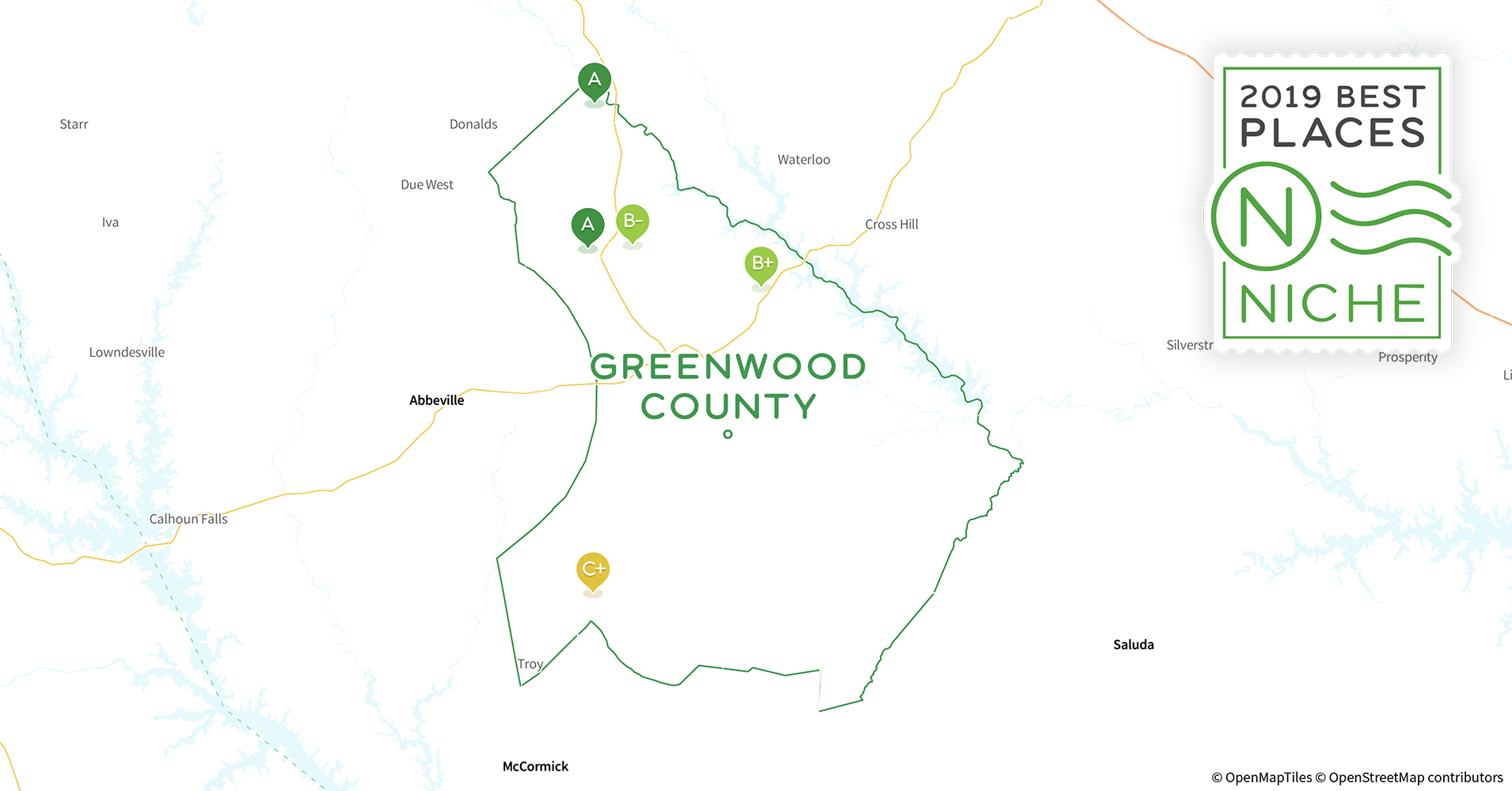 2019 Safe Places to Live in Greenwood County, SC Niche