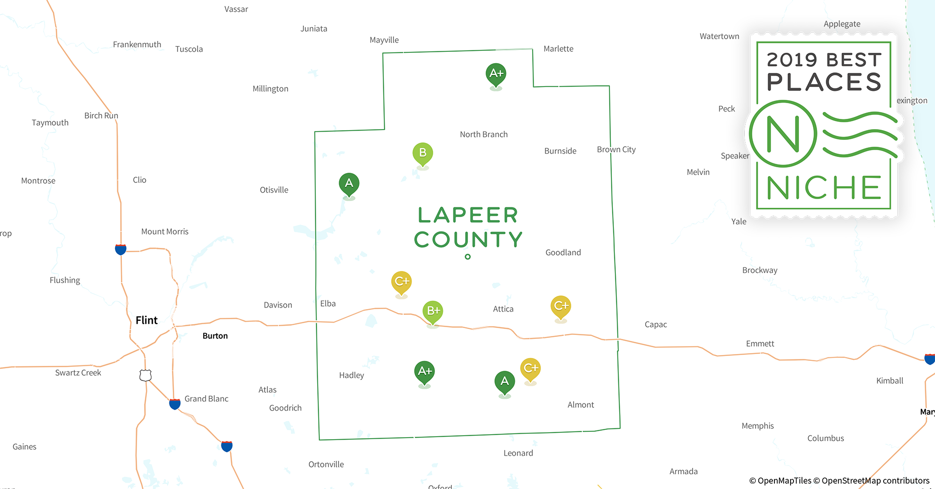 2019 Safe Places to Live in Lapeer County, MI Niche