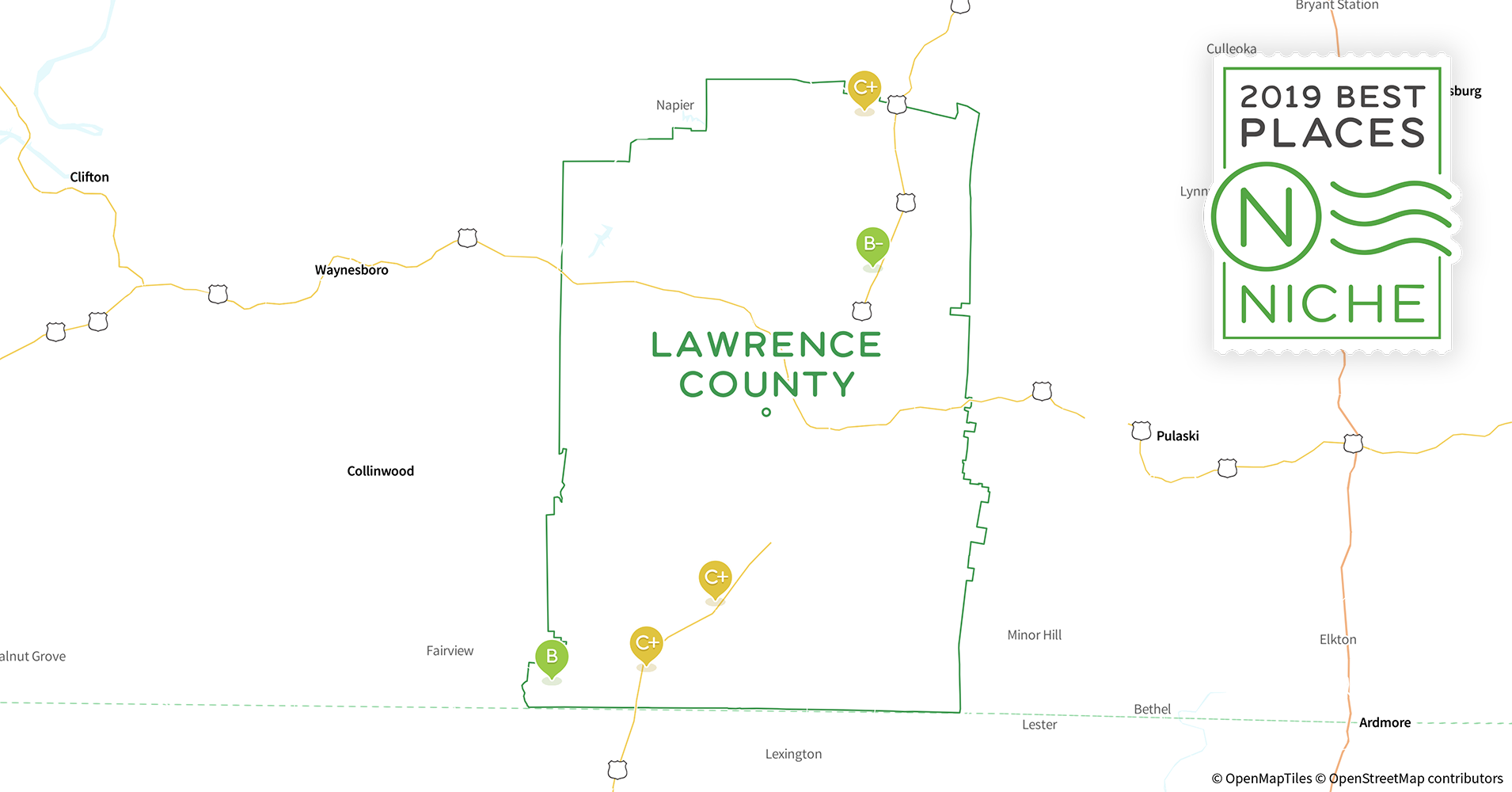 2019 Safe Places to Live in Lawrence County, TN Niche