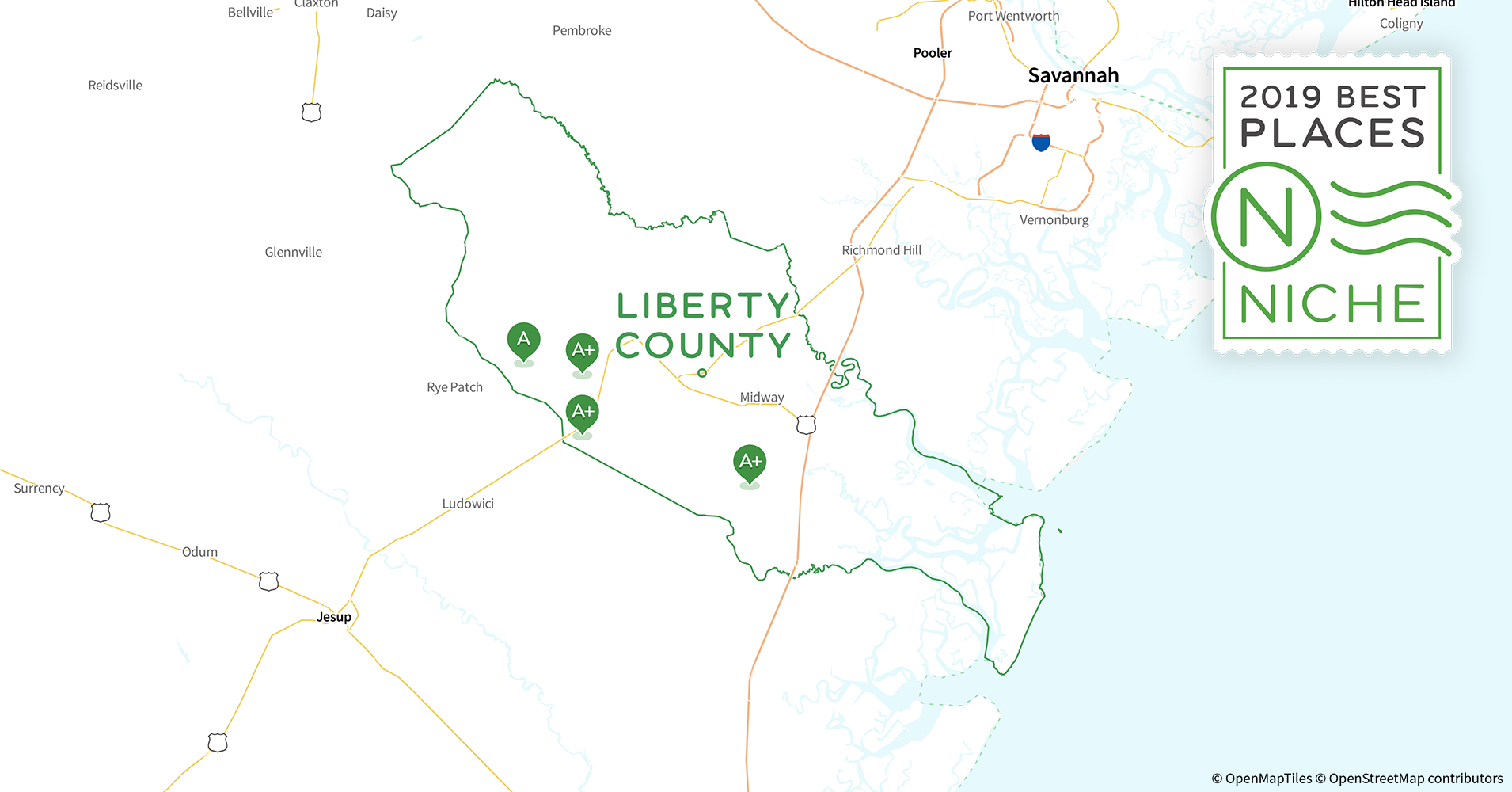 2019 Best Places to Live in Liberty County, GA Niche