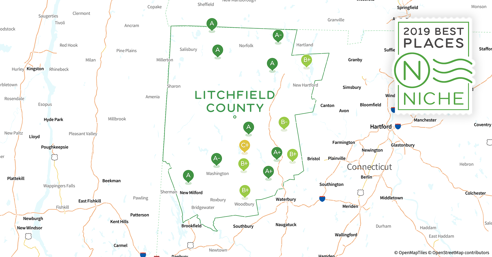 2019 Best Places to Live in Litchfield Cou