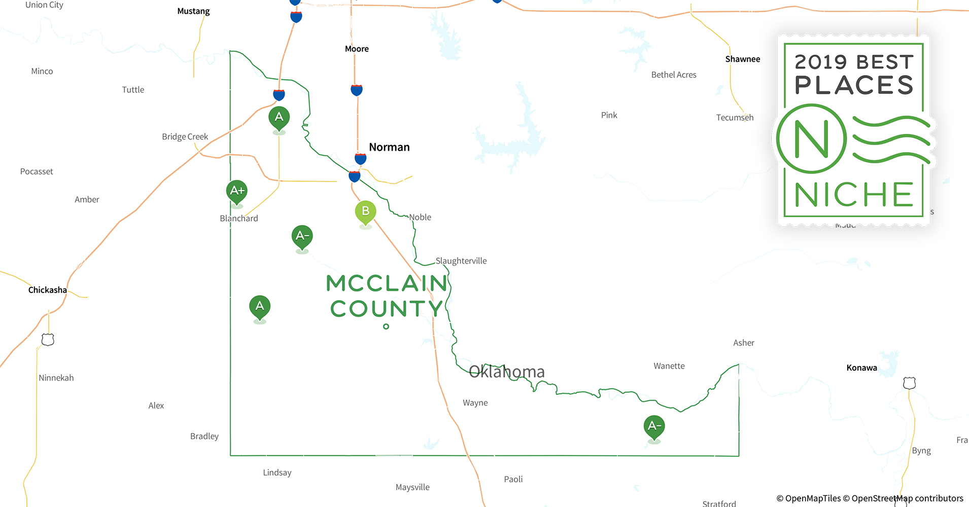 Compare Cost of Living in McClain County, OK Niche