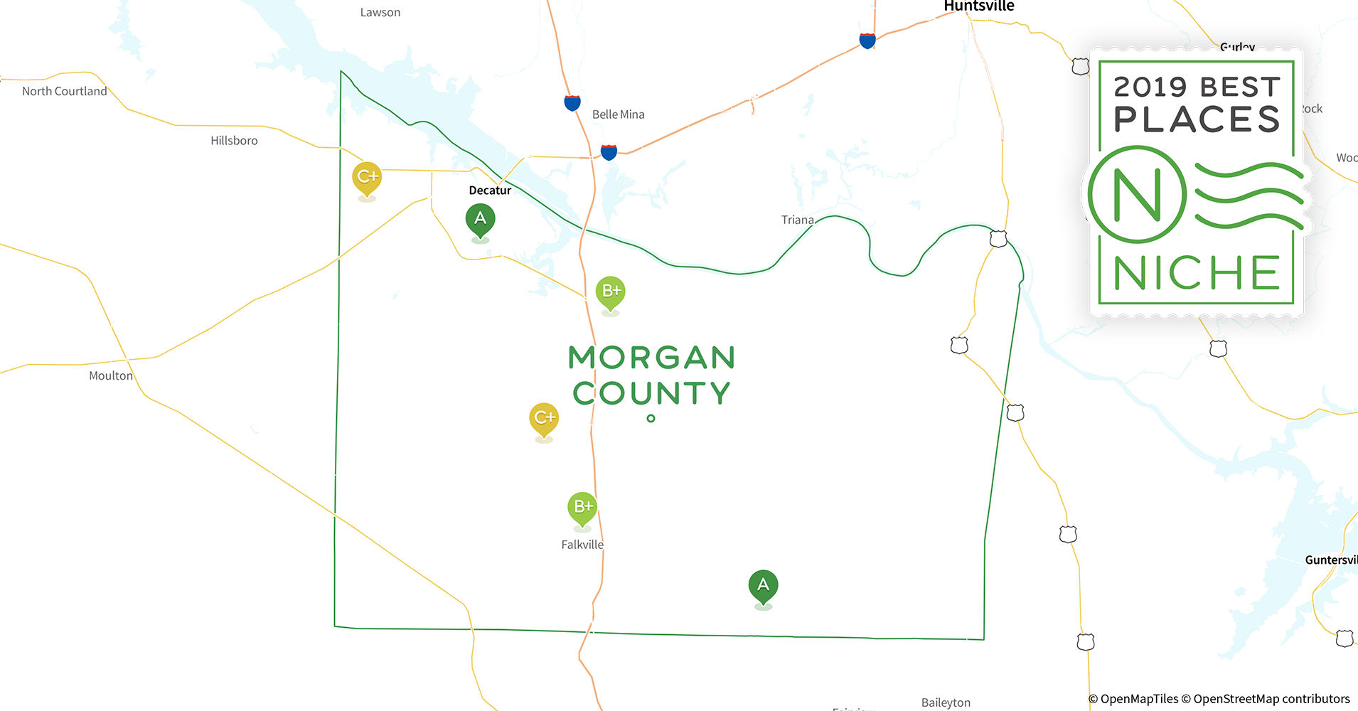 2019 Best Places to Live in County, AL Niche