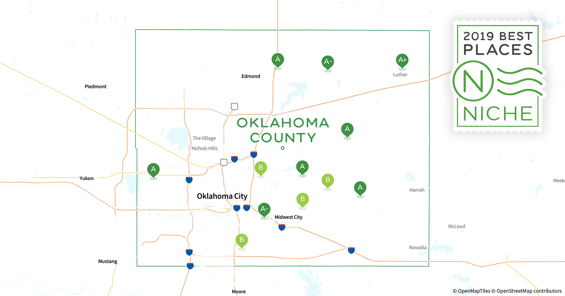 2019 Best Places to Raise a Family in Oklahoma County, OK Niche