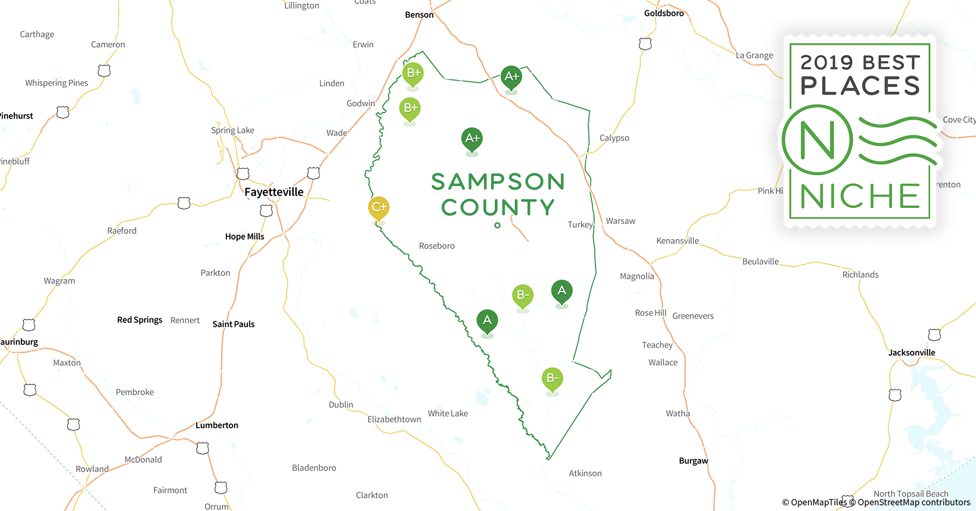 2019 Best Places To Live In Sampson County NC Niche