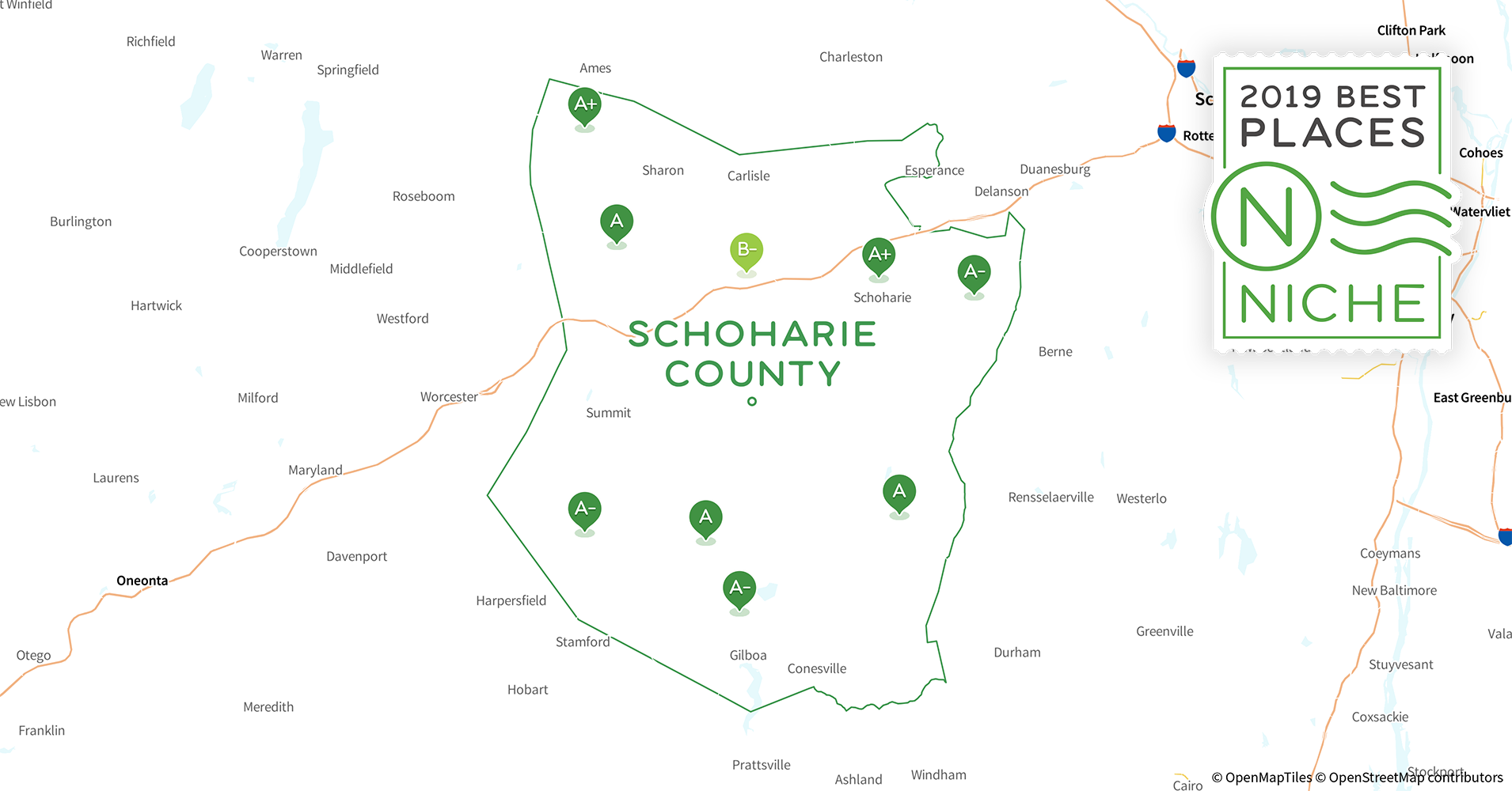 2019 Safe Places to Live in Schoharie County, NY Niche