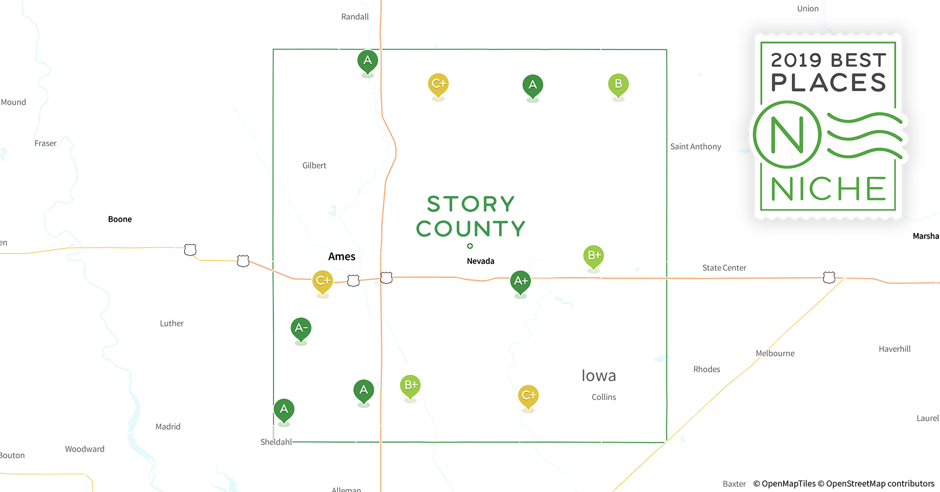 2019 Best Places to Live in Story County, IA Niche
