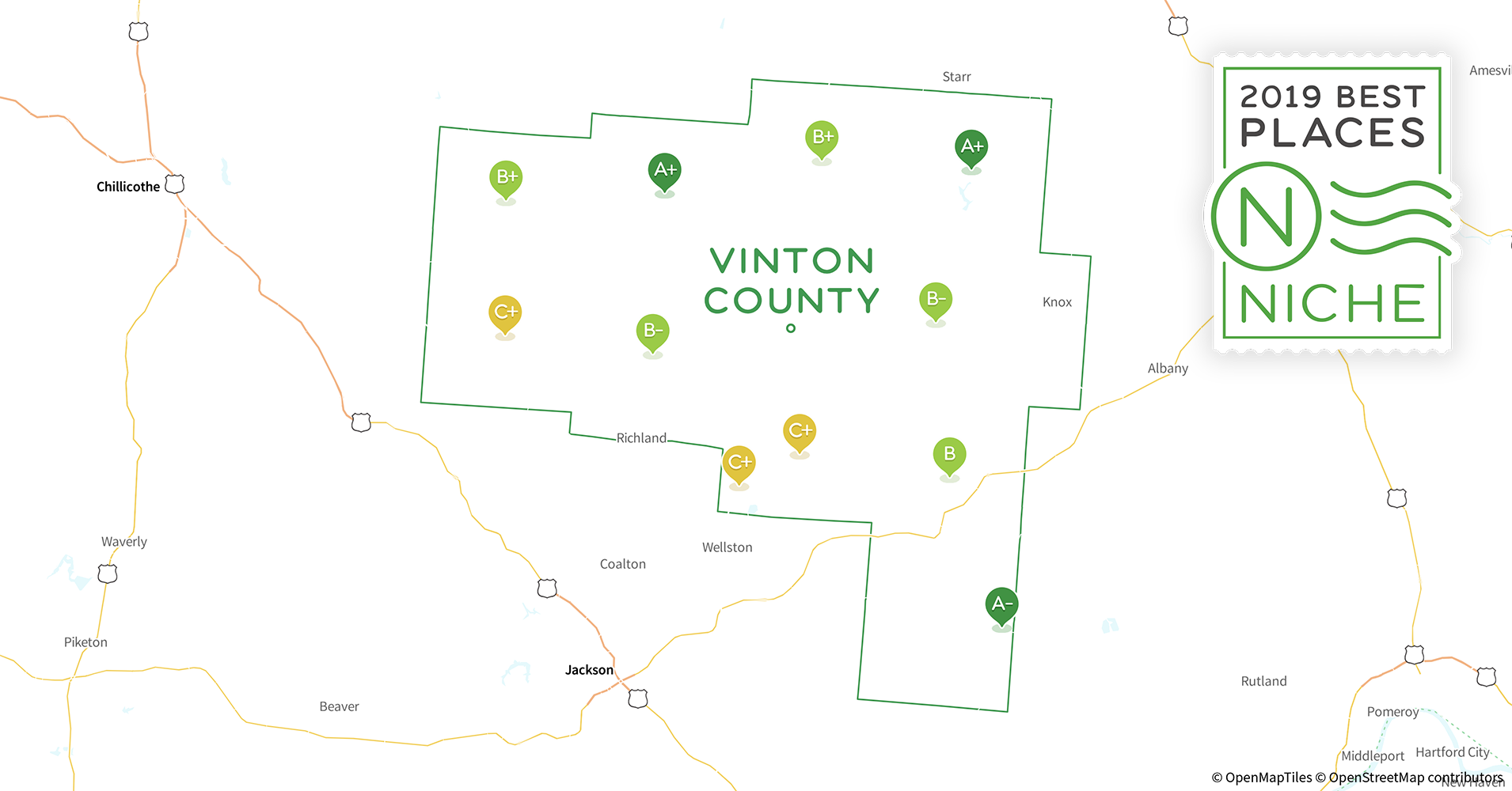 Compare Cost of Living in Vinton County, OH Niche