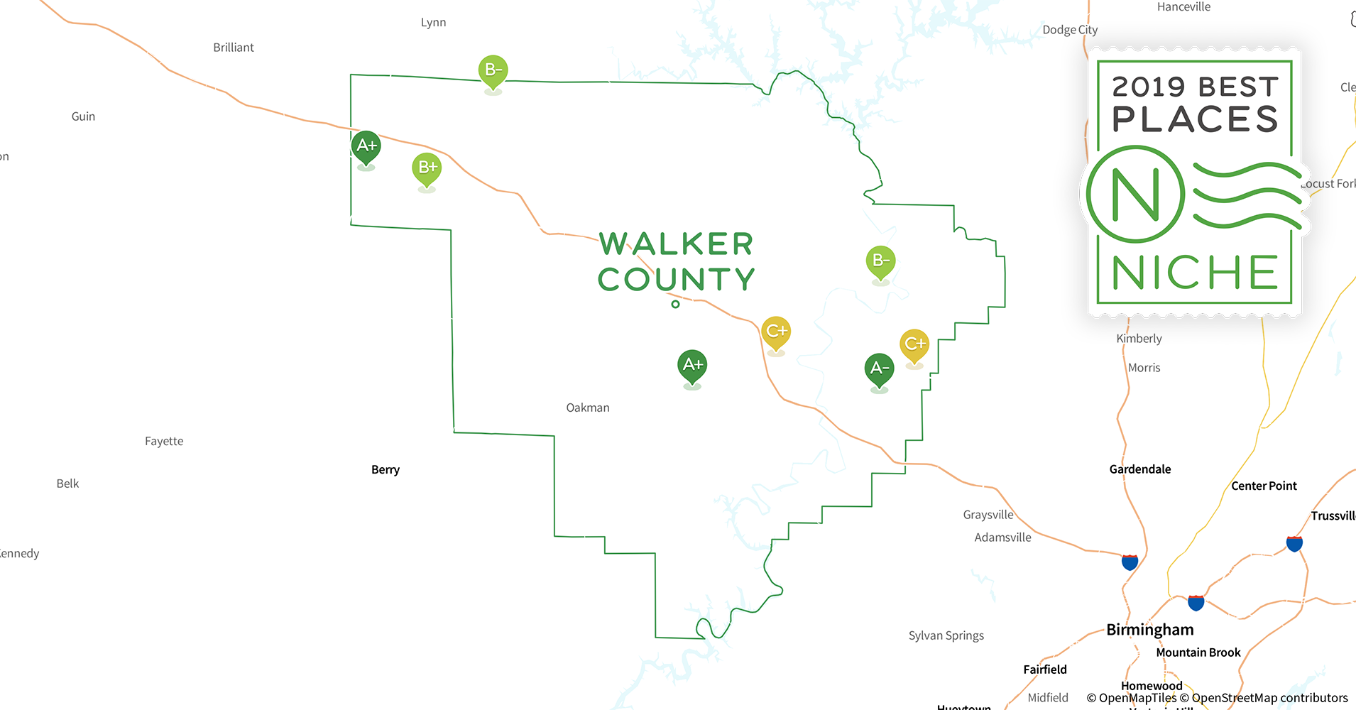 2019 Best Places to Live in Walker County, AL Niche