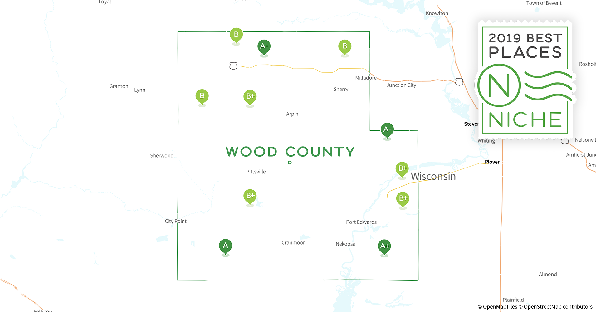 2019 Best Places to Live in Wood County, WI Niche