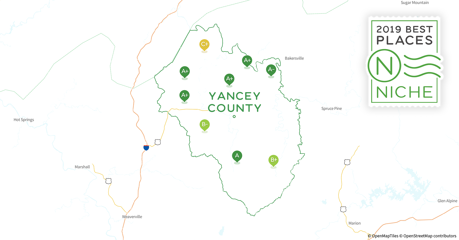 2019 Safe Places to Live in Yancey County, NC Niche
