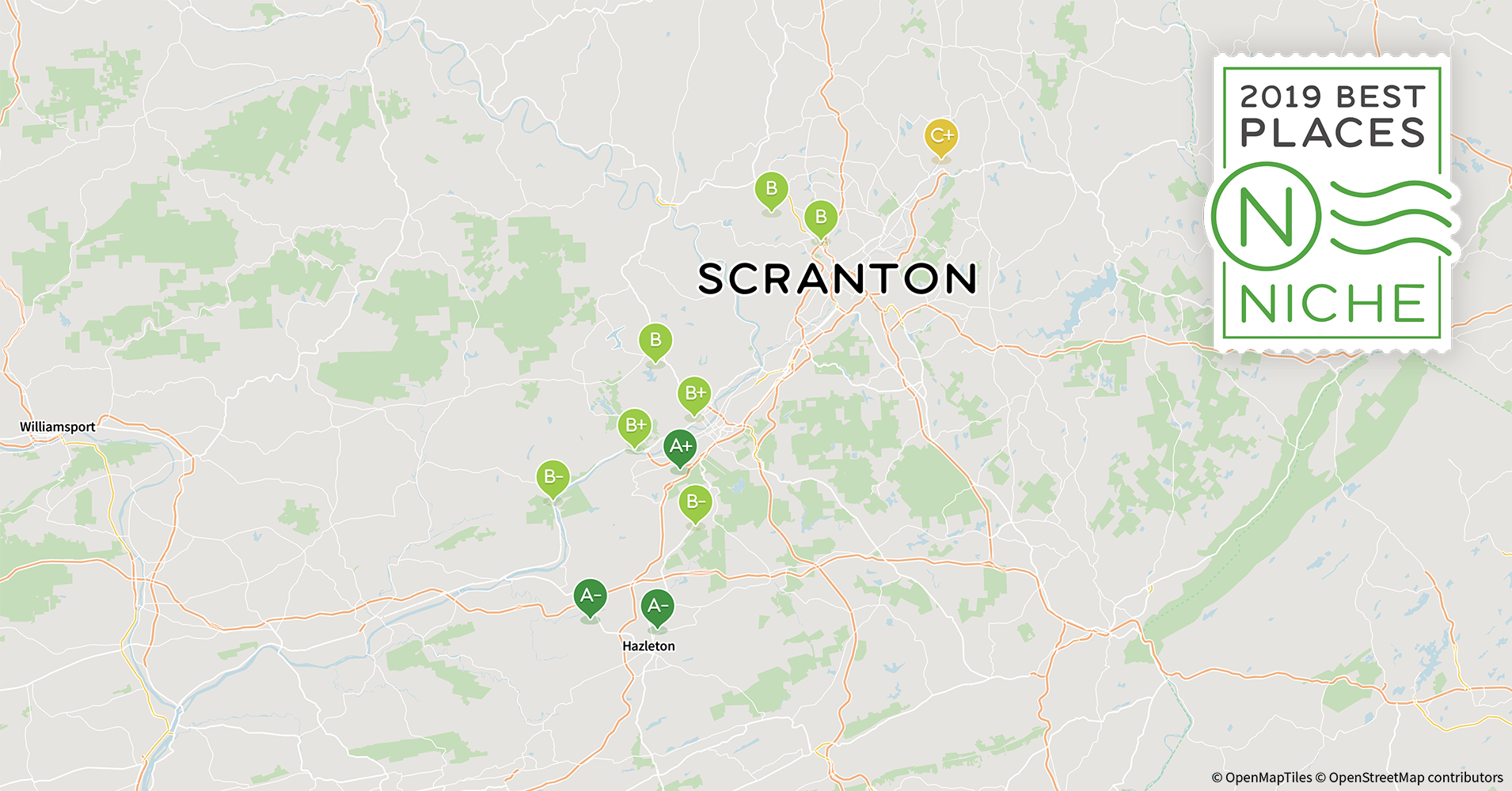 2019 Safe Places to Live in Scranton Area Niche