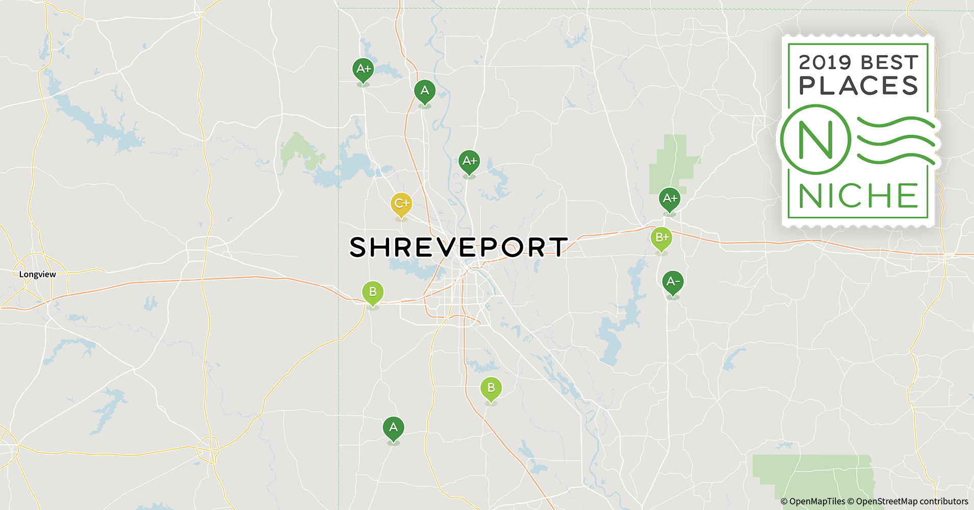 2019 Best Shreveport Area Suburbs to Live Niche