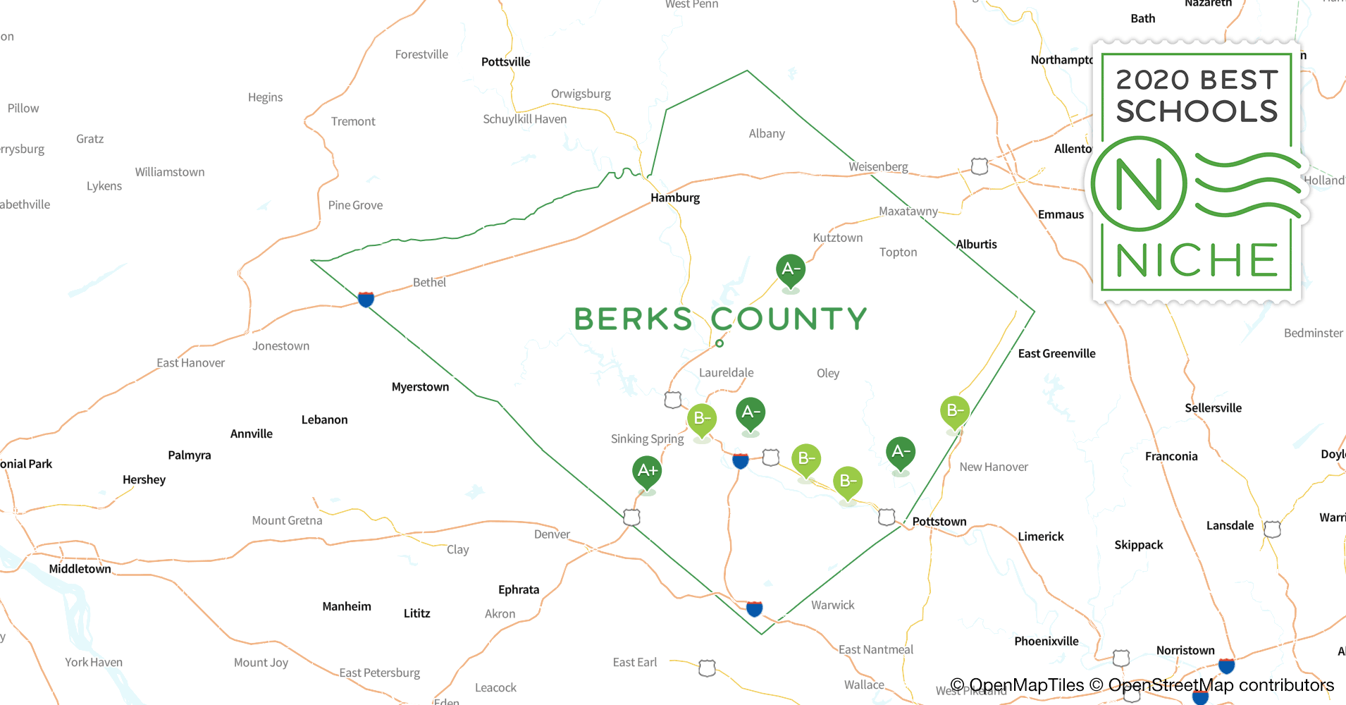 School Districts In Berks County PA Niche