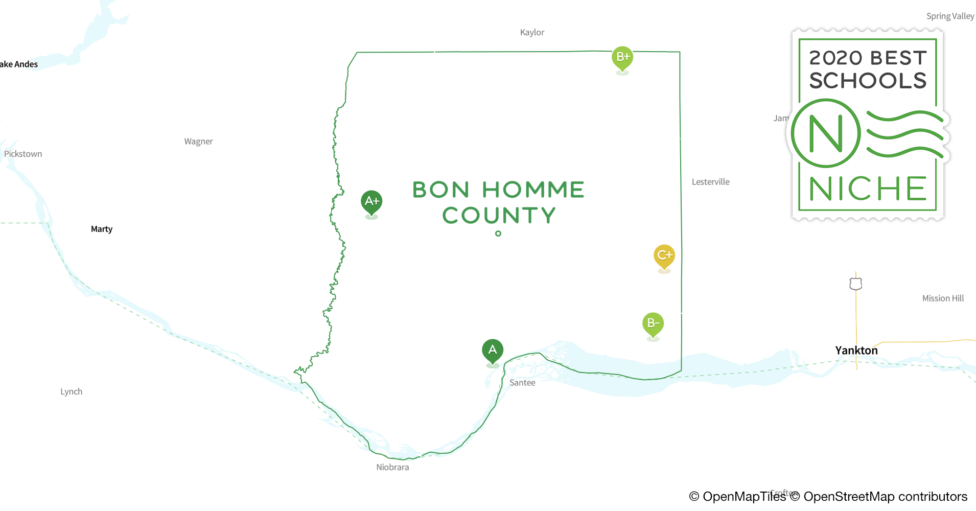 School Districts in Bon Homme County, SD Niche