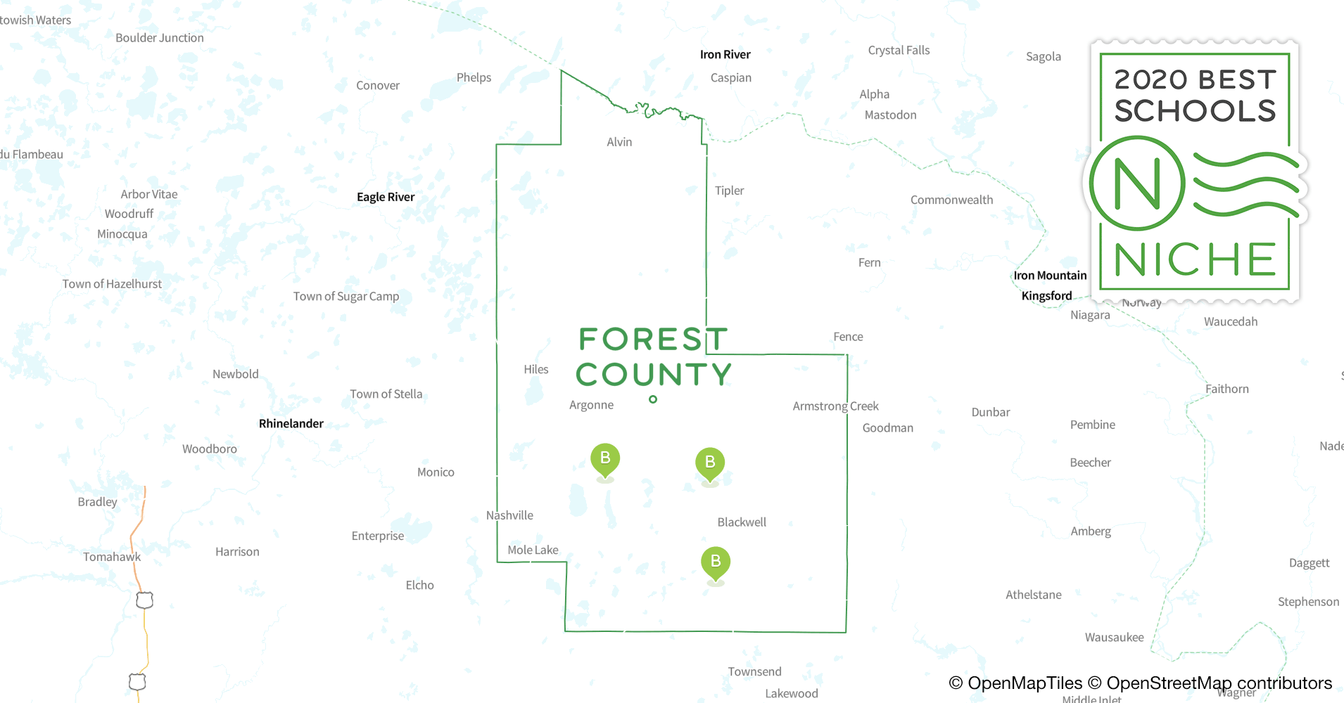 School Districts in Forest County, WI Niche