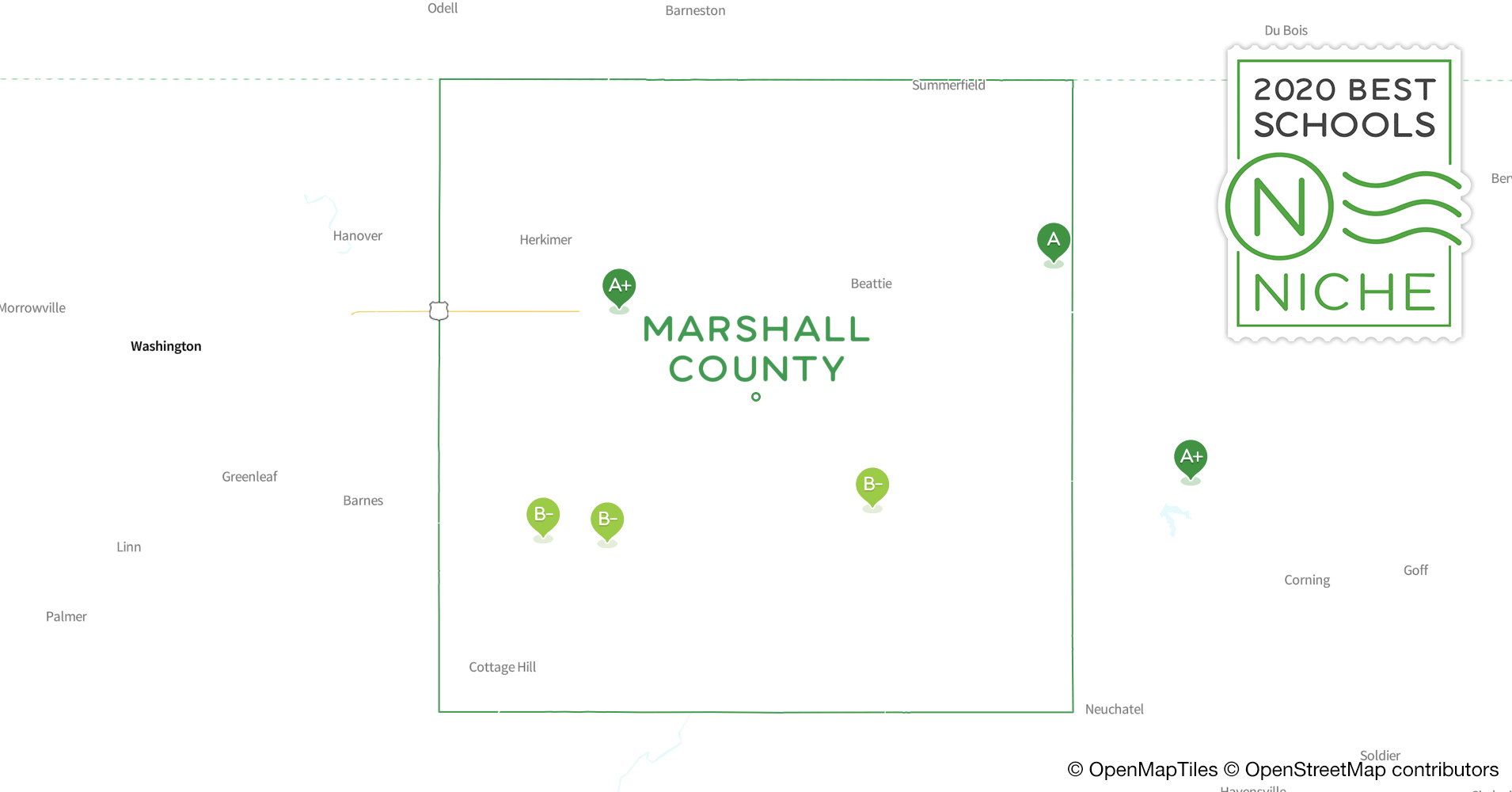 School Districts in Marshall County, KS Niche