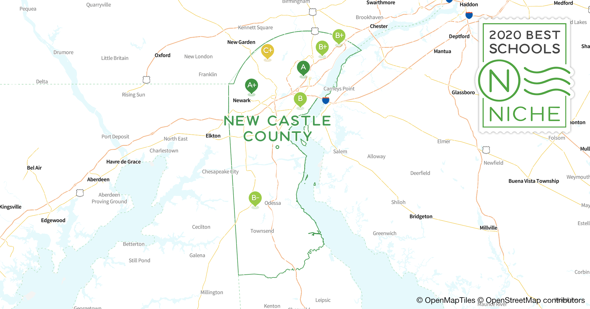 School Districts In New Castle County DE Niche