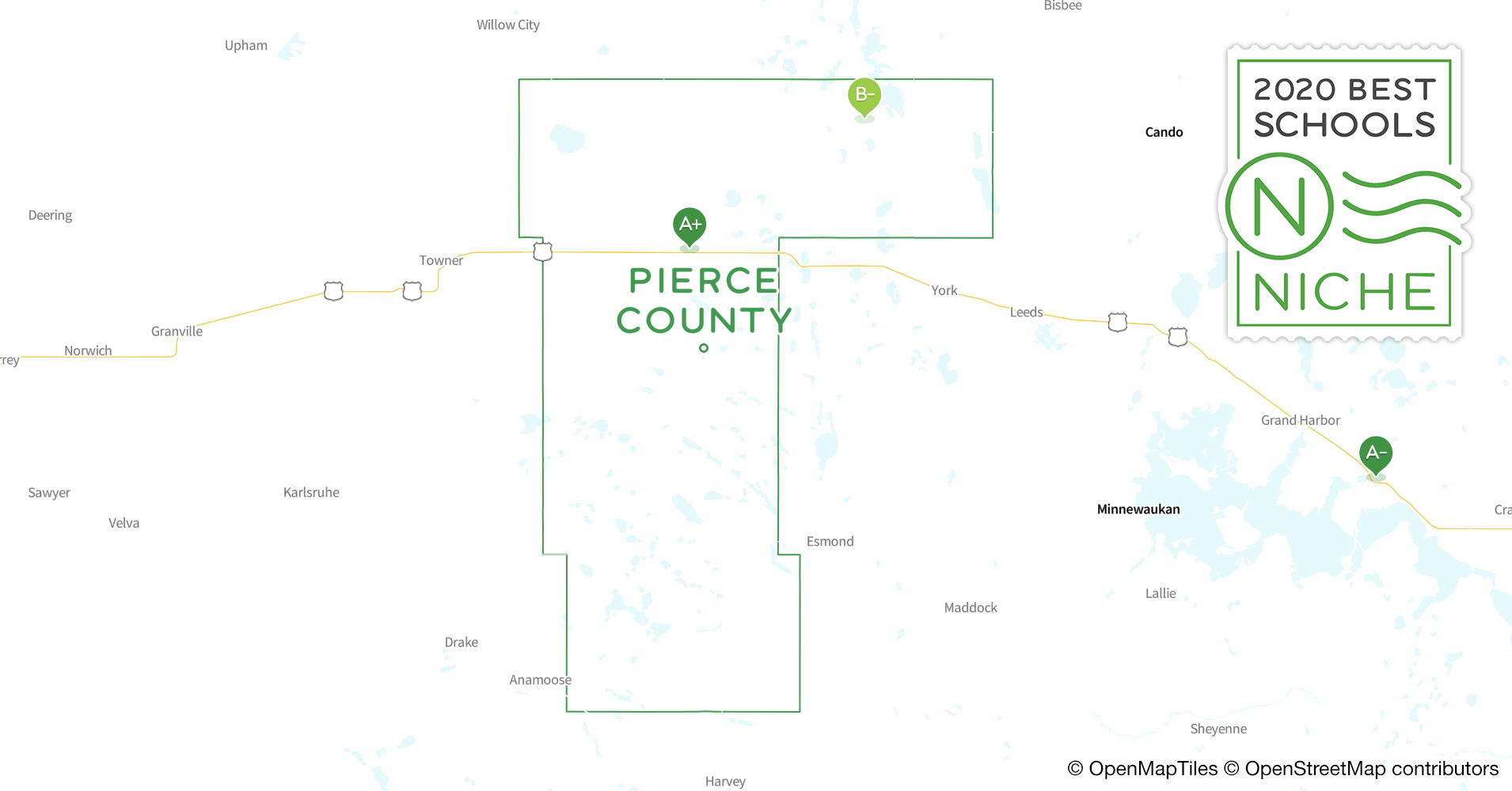 K12 Schools in Pierce County, ND Niche