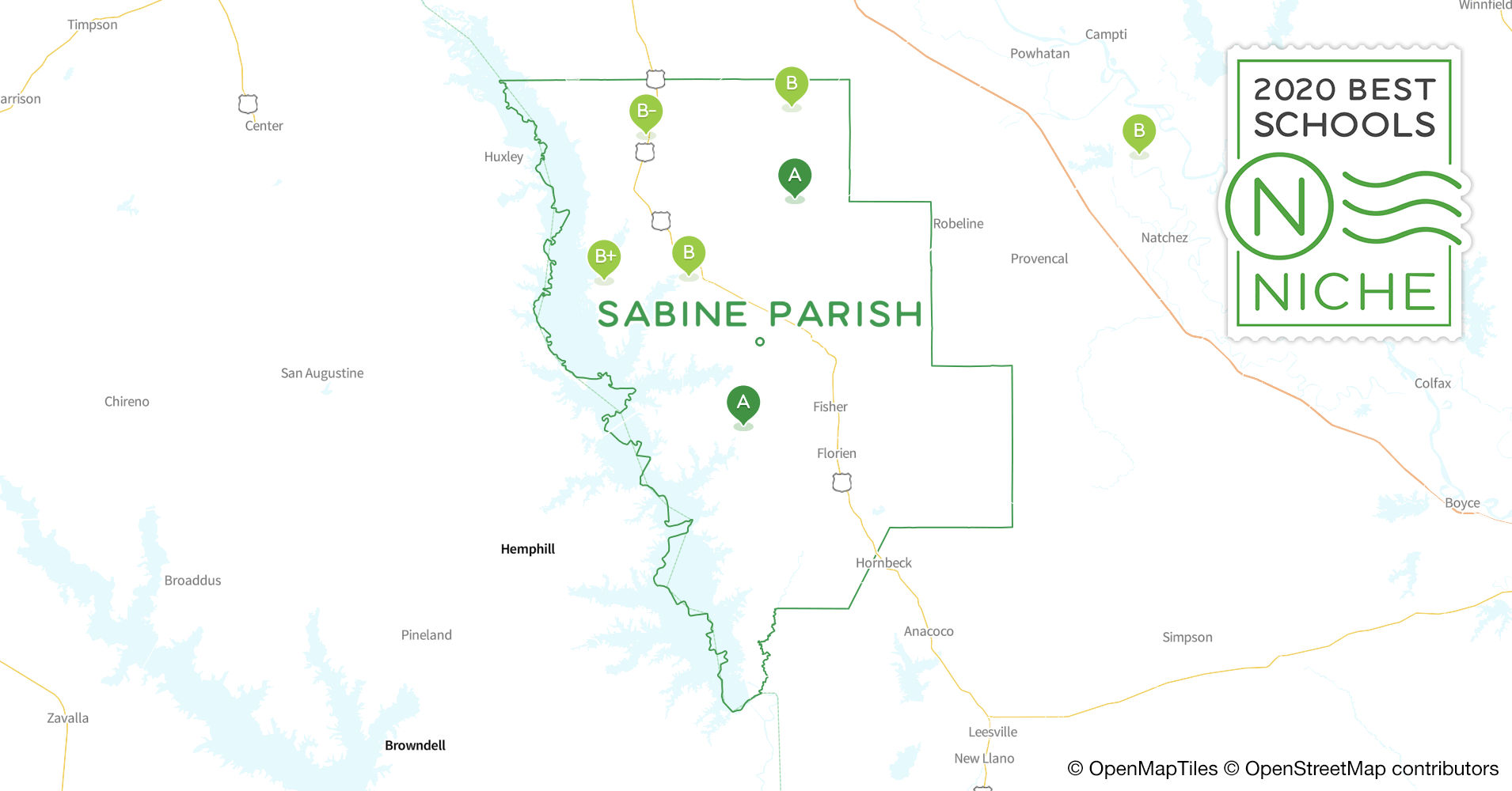 K12 Schools in Sabine Parish, LA Niche
