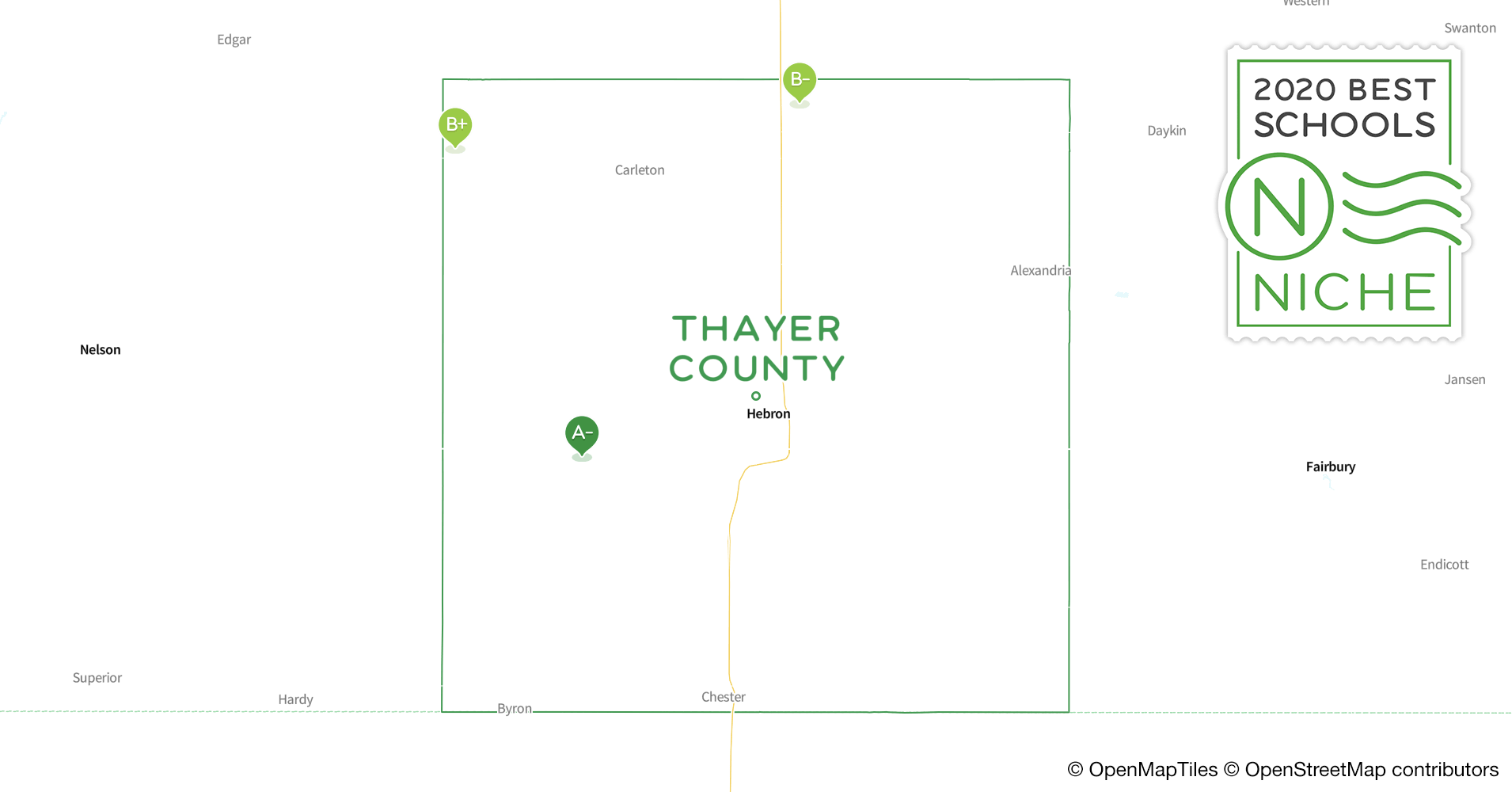 School Districts in Thayer County, NE Niche
