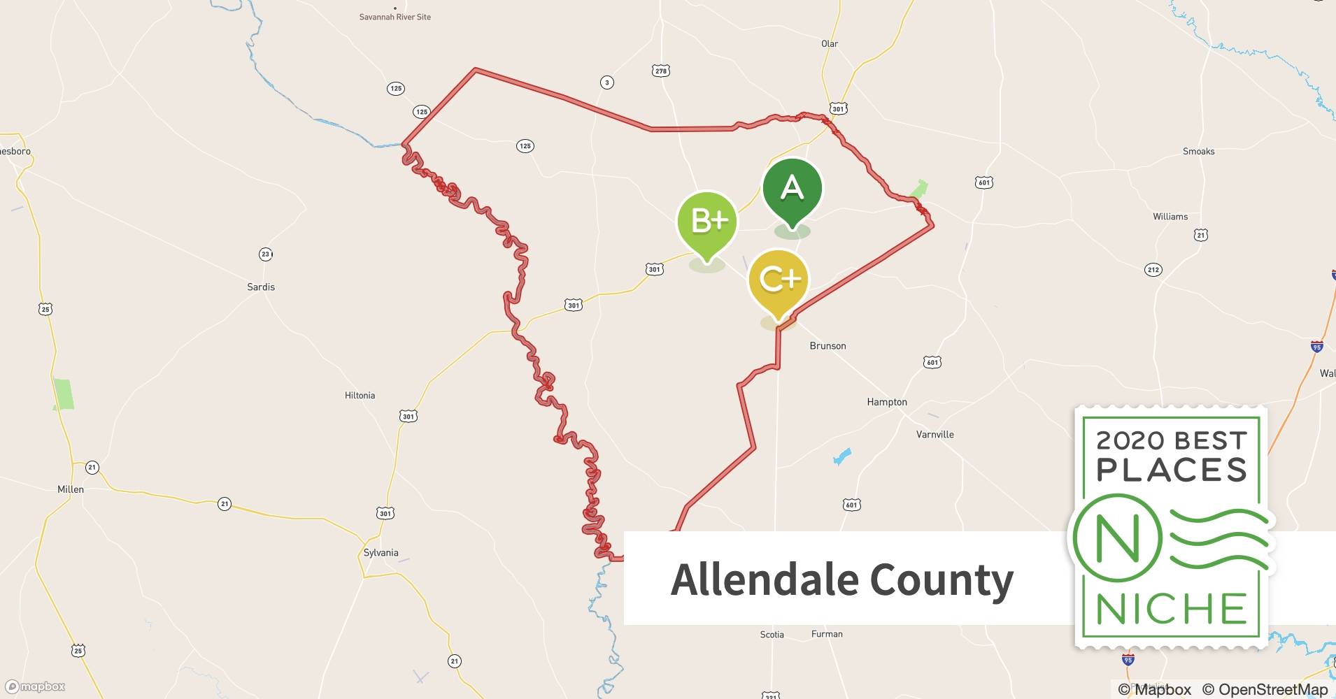 2020 Safe Places to Live in Allendale County, SC Niche