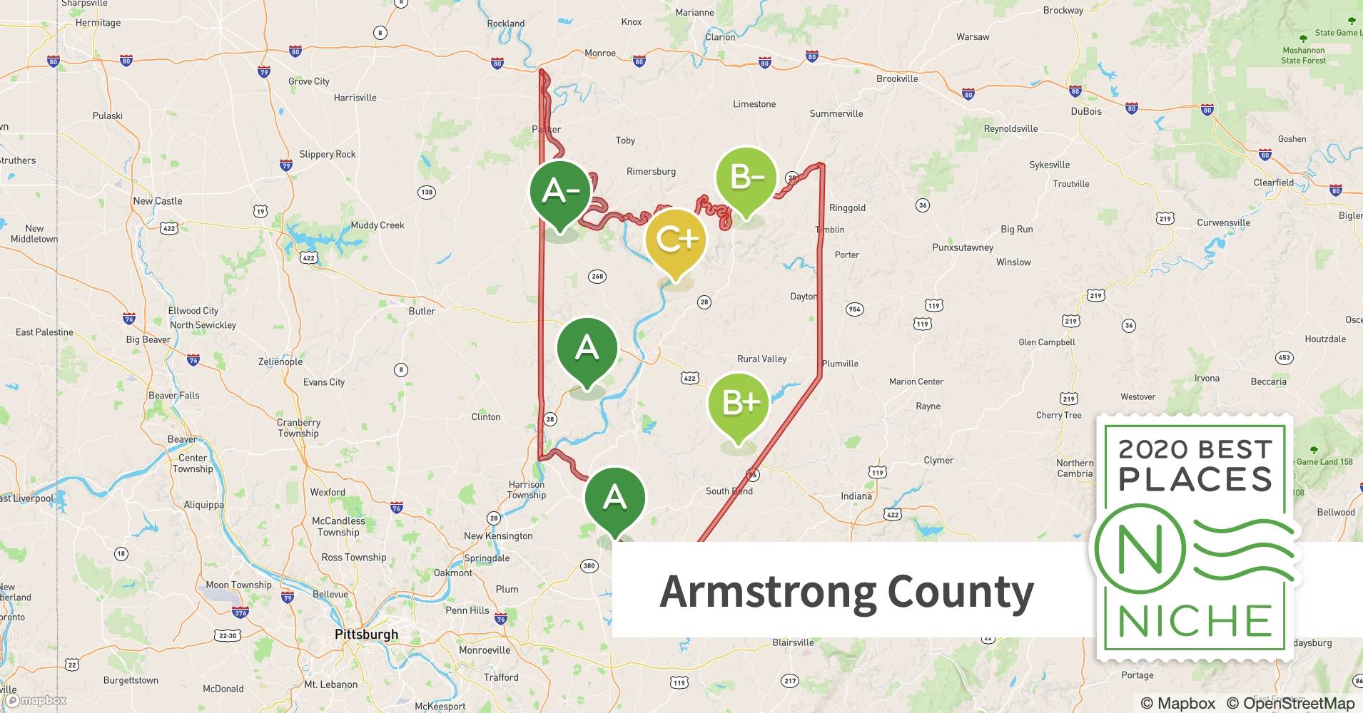 2020 Safe Places to Live in Armstrong County, PA Niche