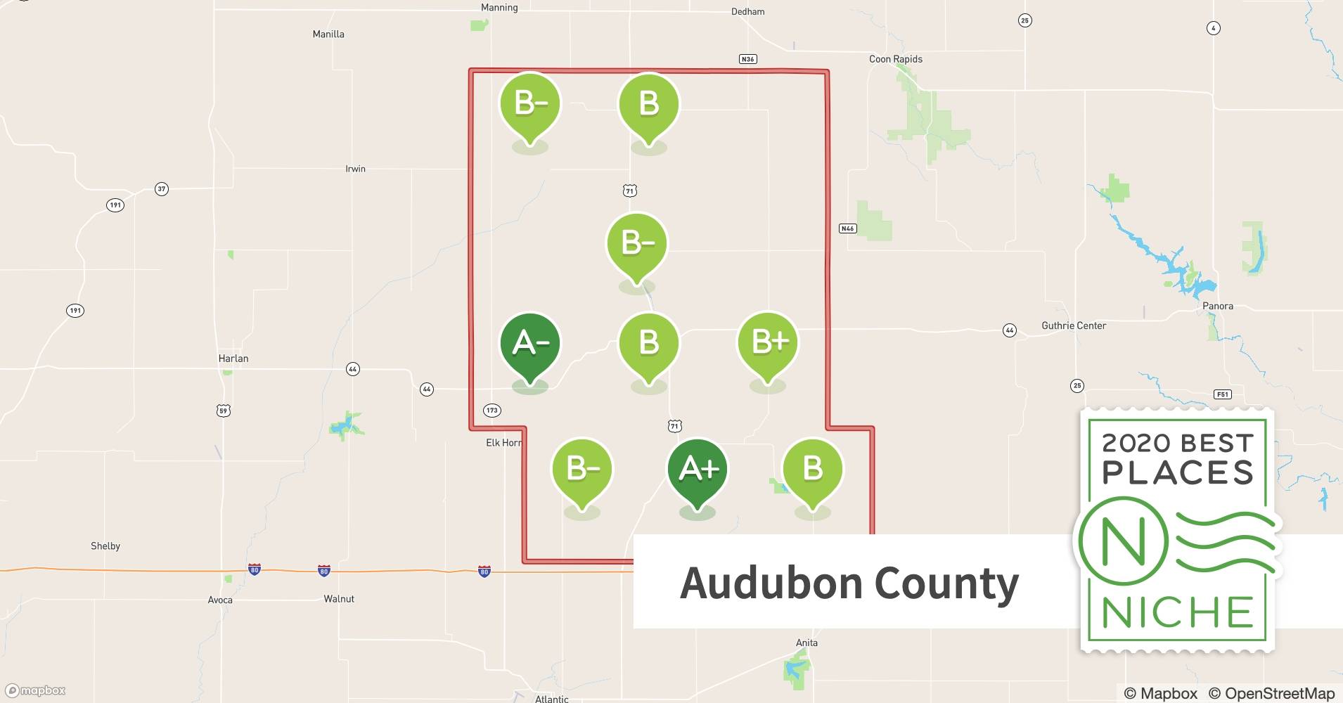2020 Most Diverse Places to Live in Audubon County, IA Niche