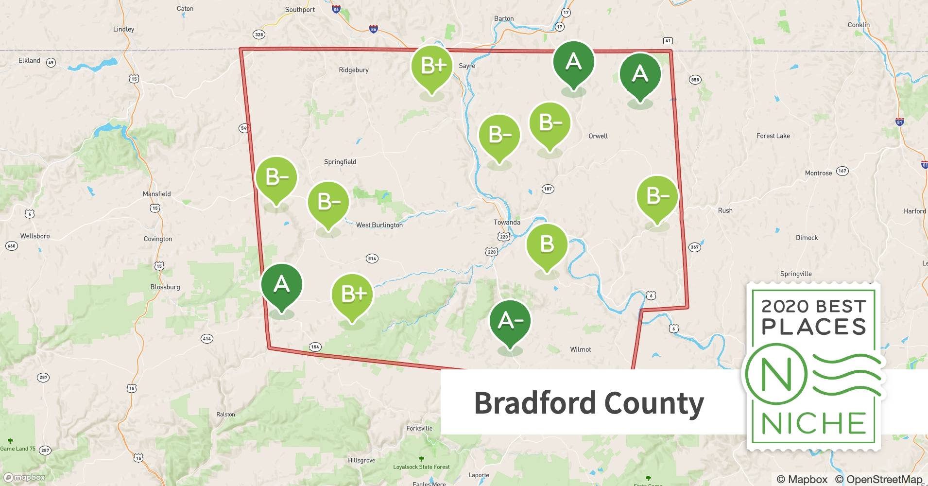 2020 Best Places to Buy a House in Bradford County, PA Niche