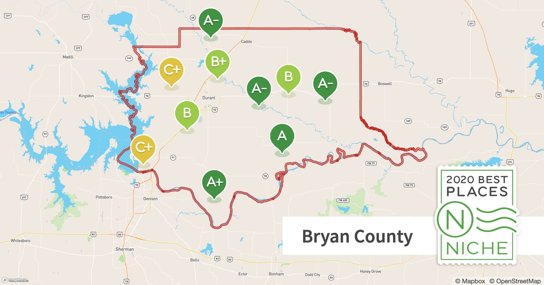 Compare Cost of Living in Bryan County, OK Niche