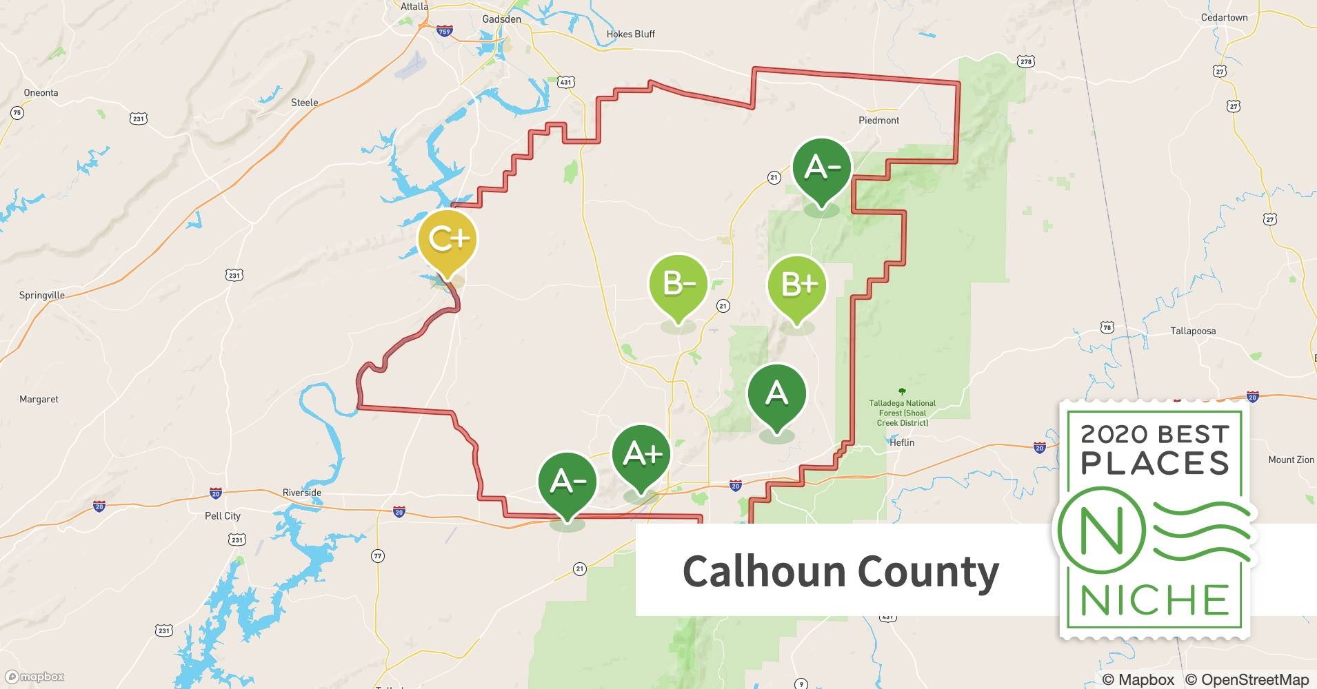 2020 Best Places to Live in Calhoun County, AL Niche