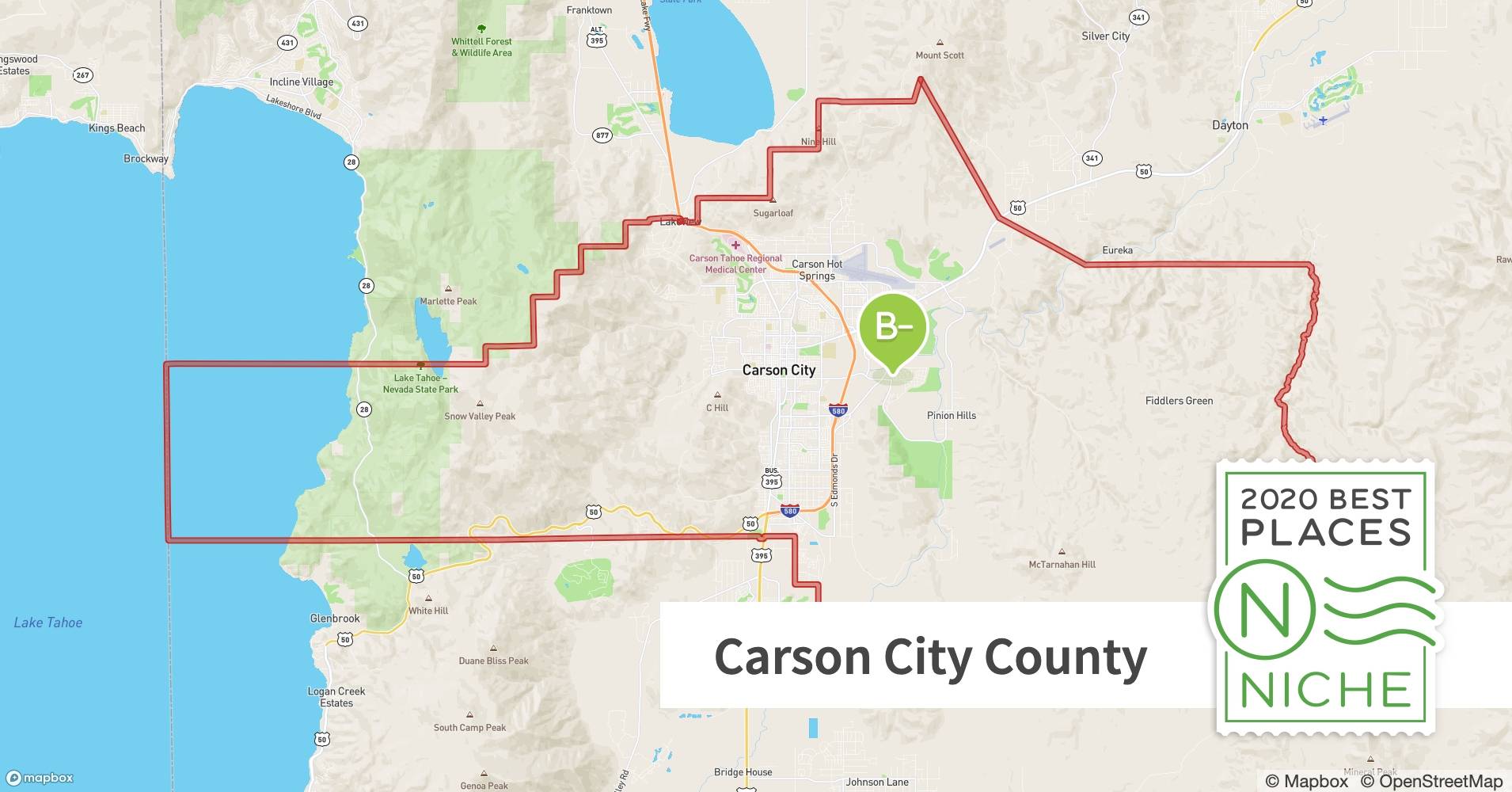 2020 Safe Places to Live in Carson City County, Niche