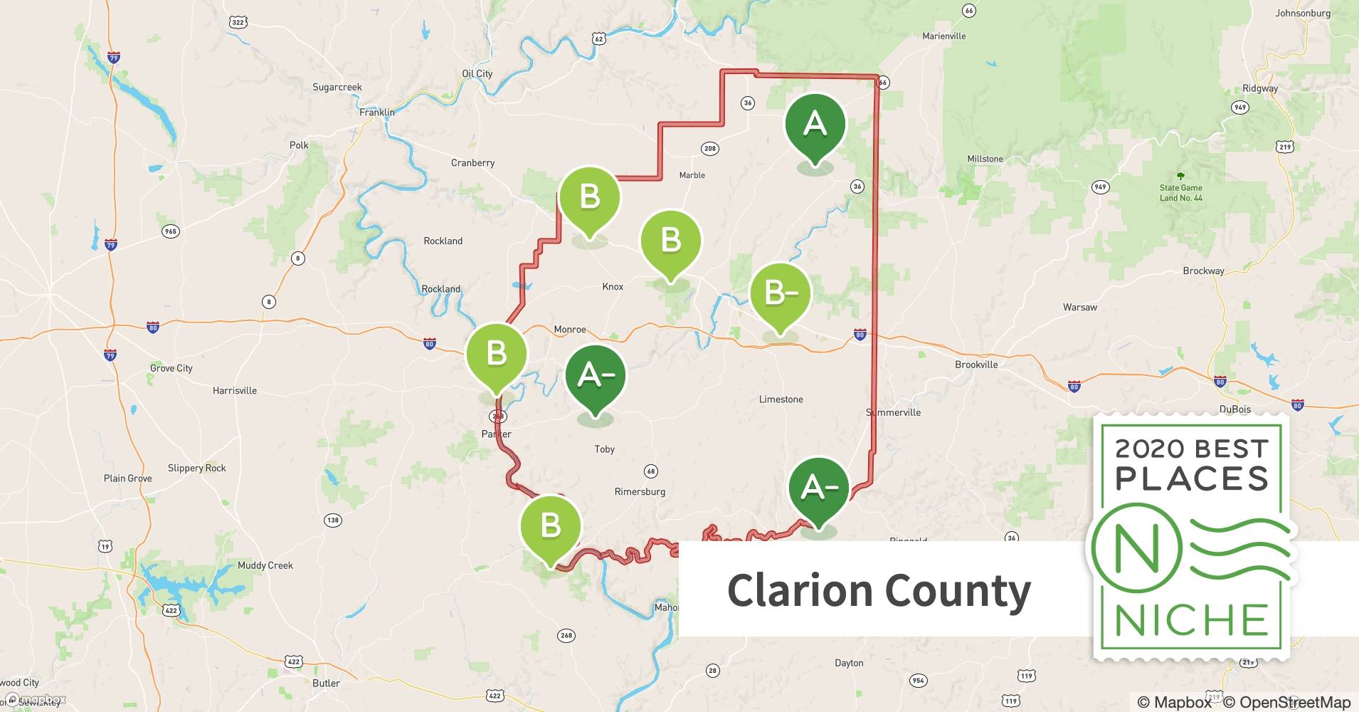 2020 Best Places to Live in Clarion County, PA Niche