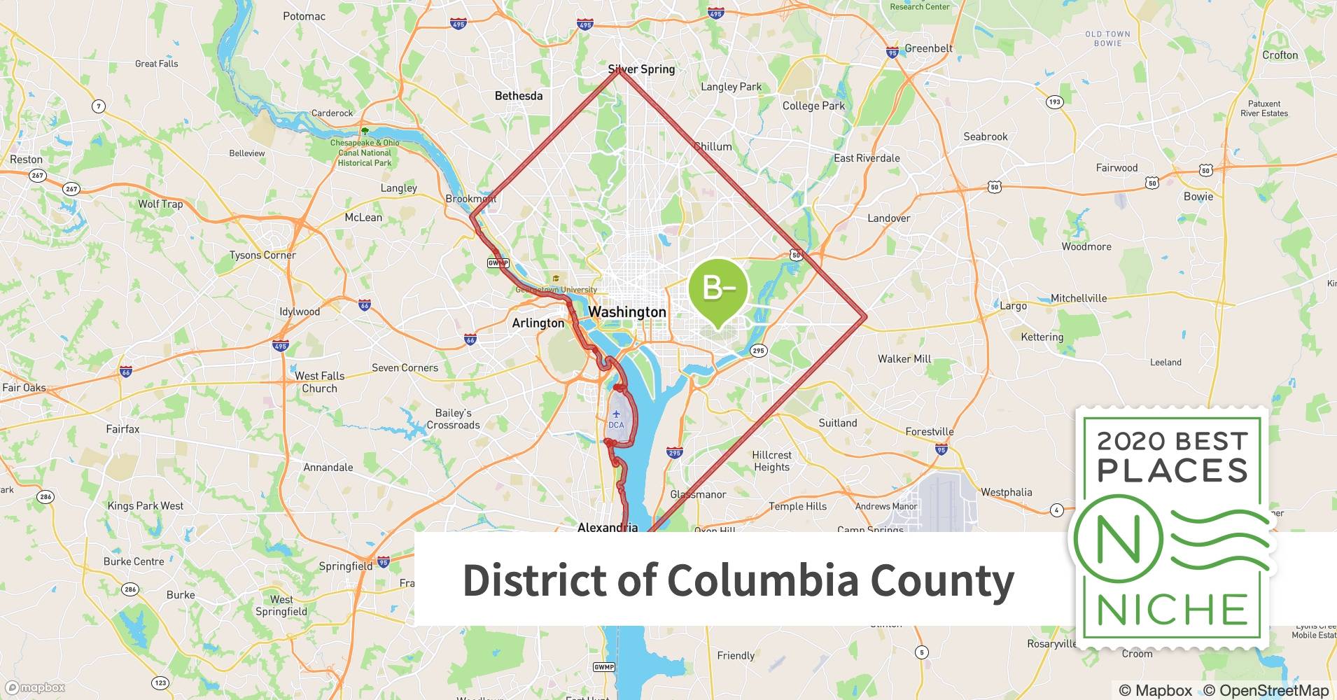 Best District of Columbia County ZIP Codes to Live In Niche