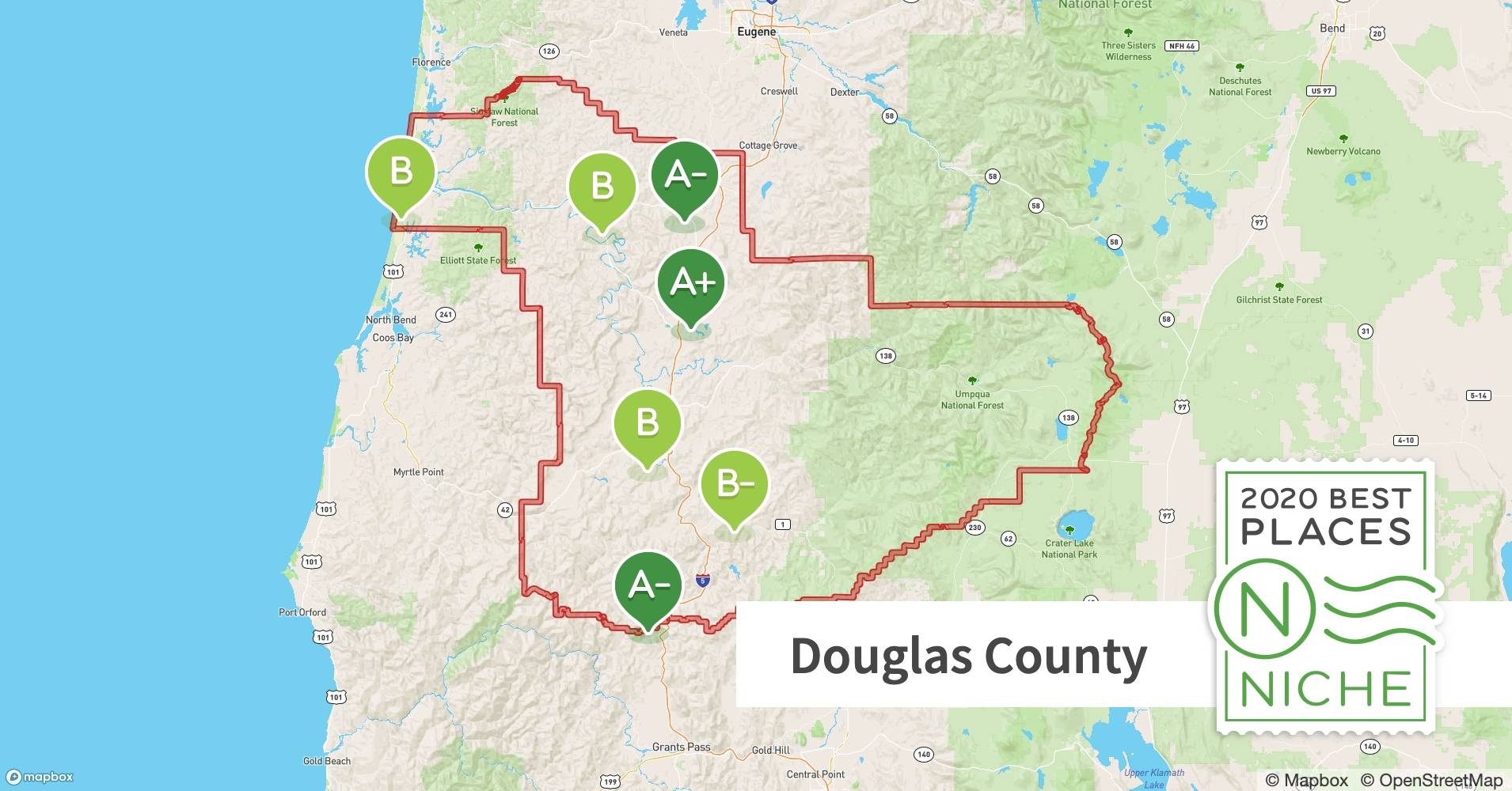 2020 Best Places to Live in Douglas County, OR Niche