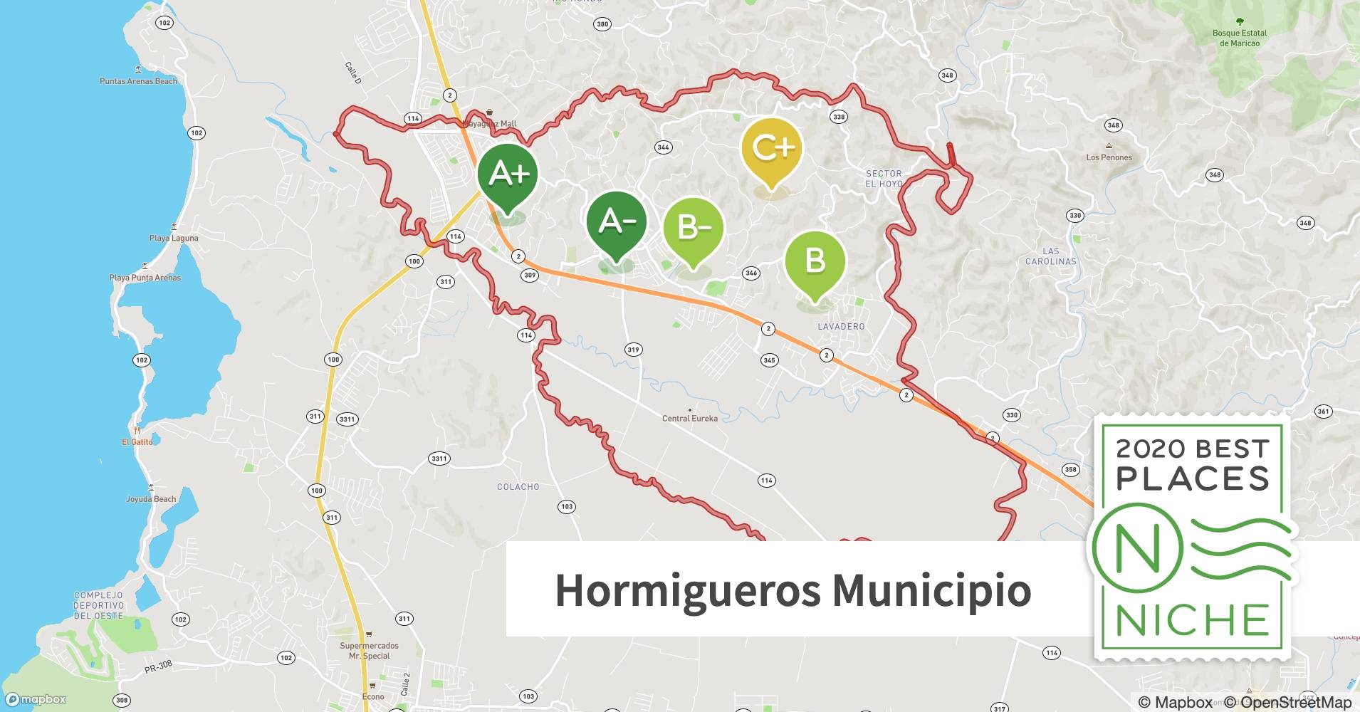 Mapa Hormigueros